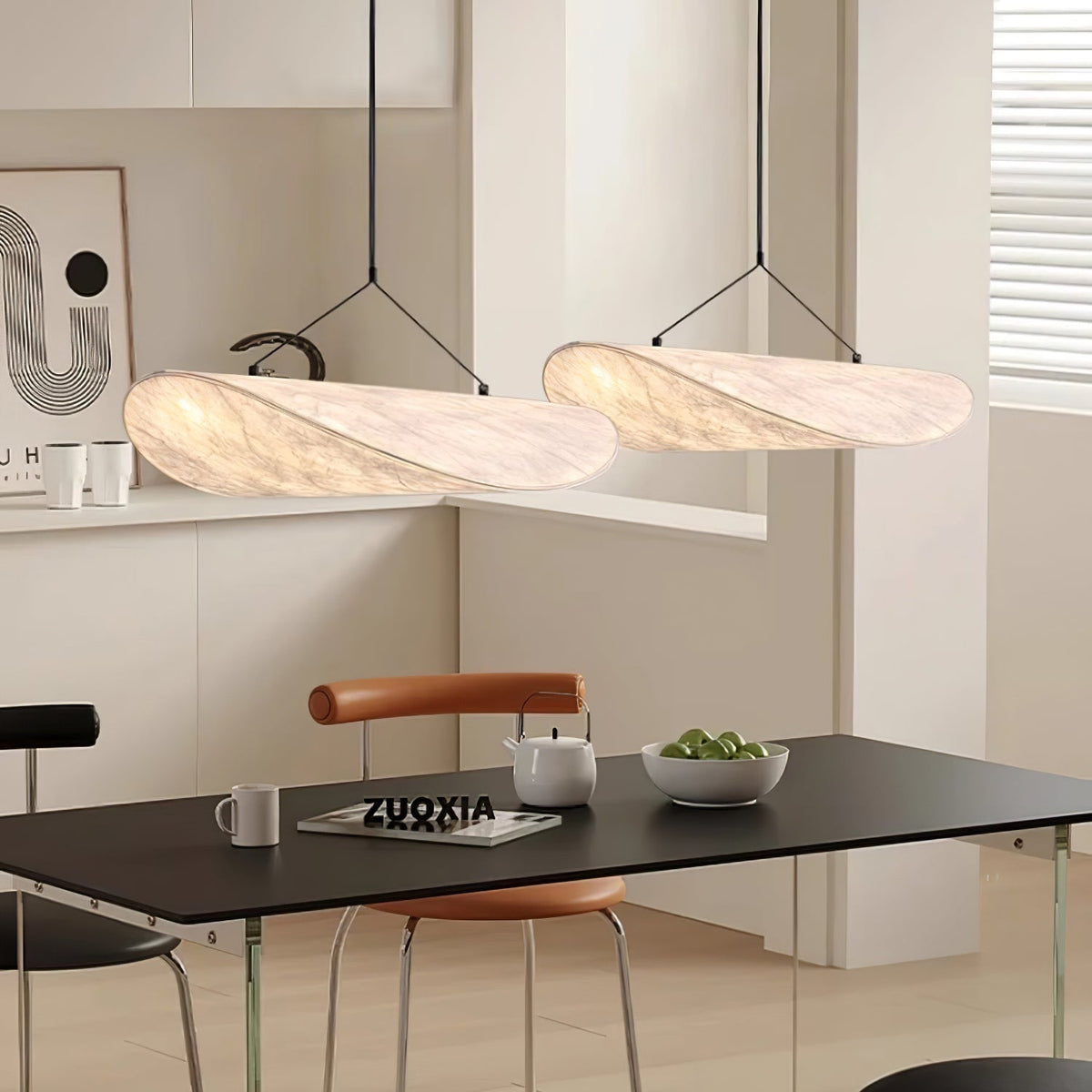 Luminette Minimalist Silk Pendant Light