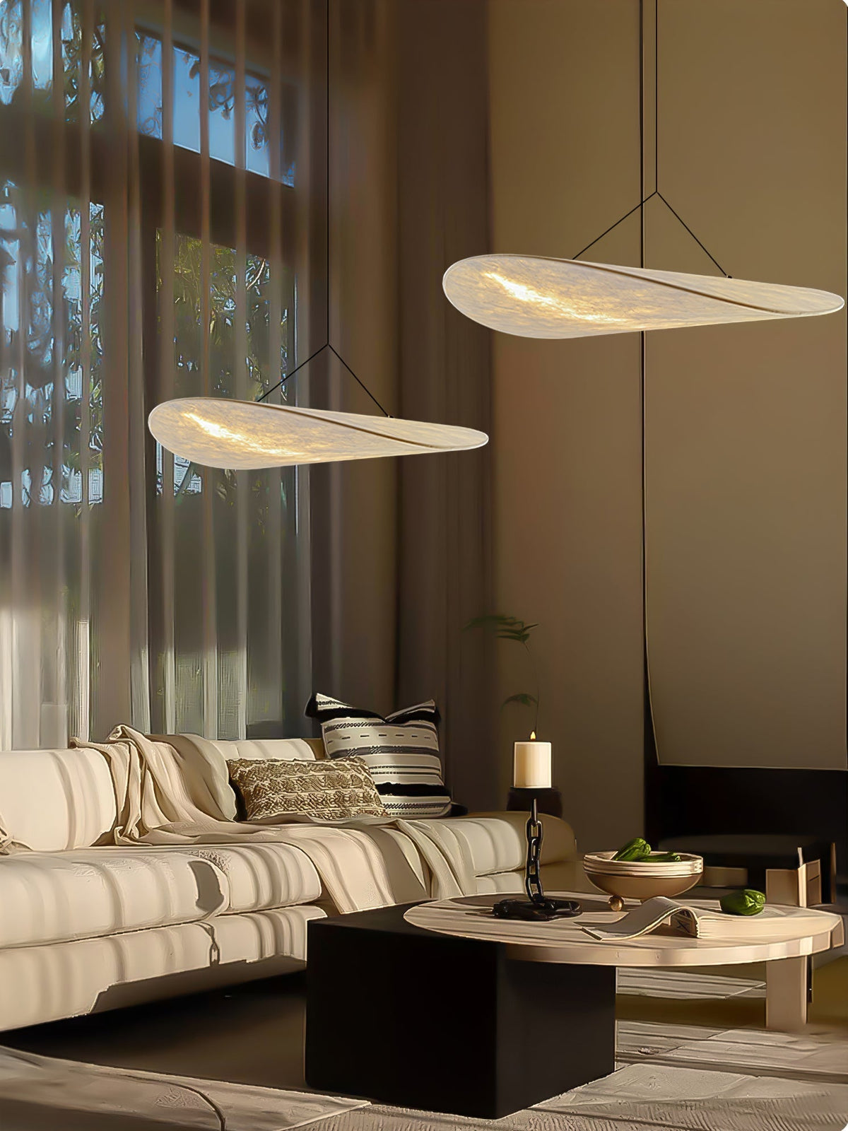 Twist Pendant Contemporary Swag Light