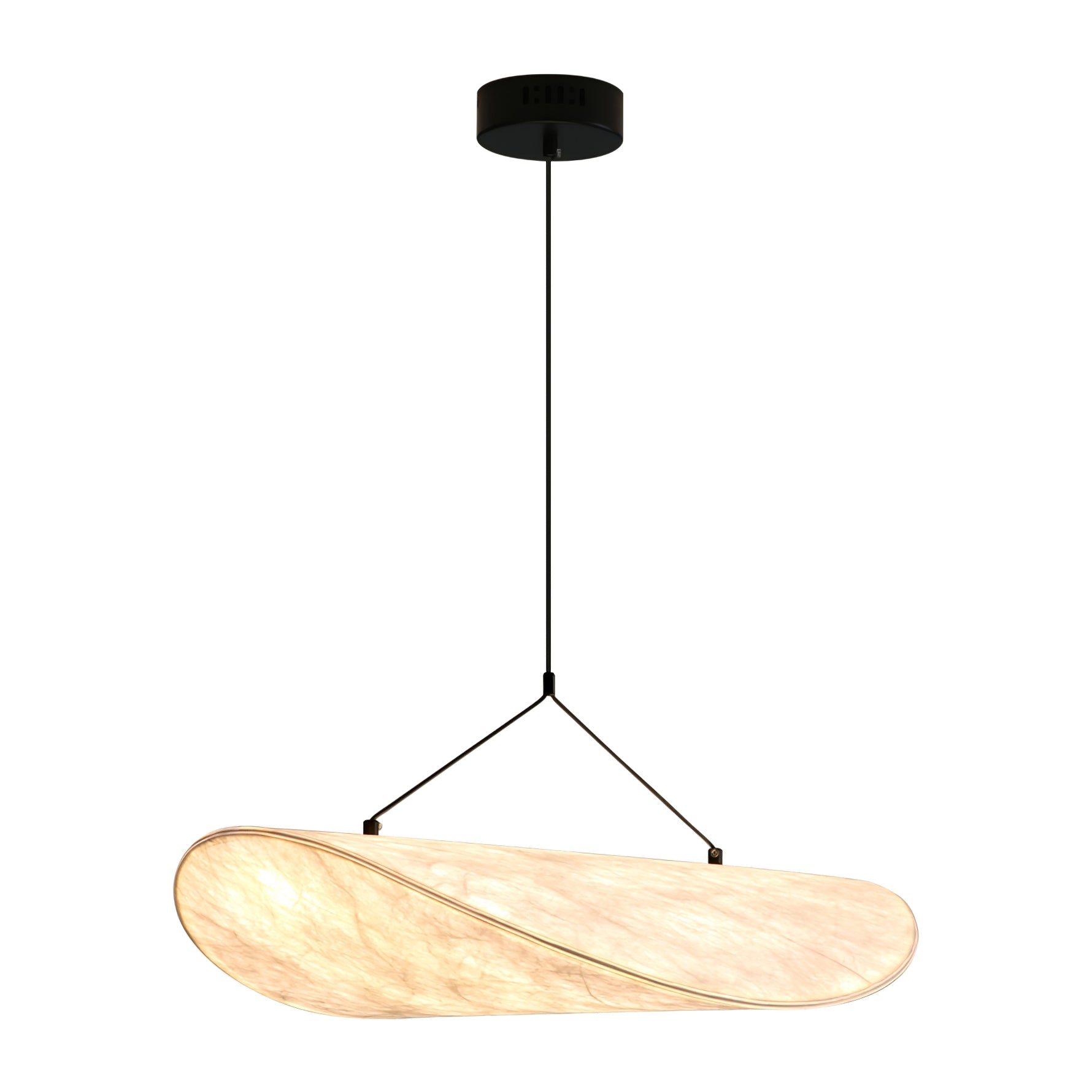 Luminette Minimalist Silk Pendant Light