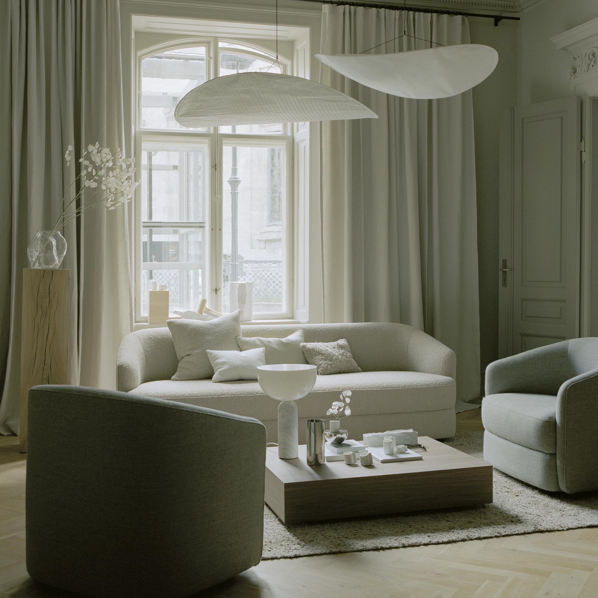 Luminette Minimalist Silk Pendant Light