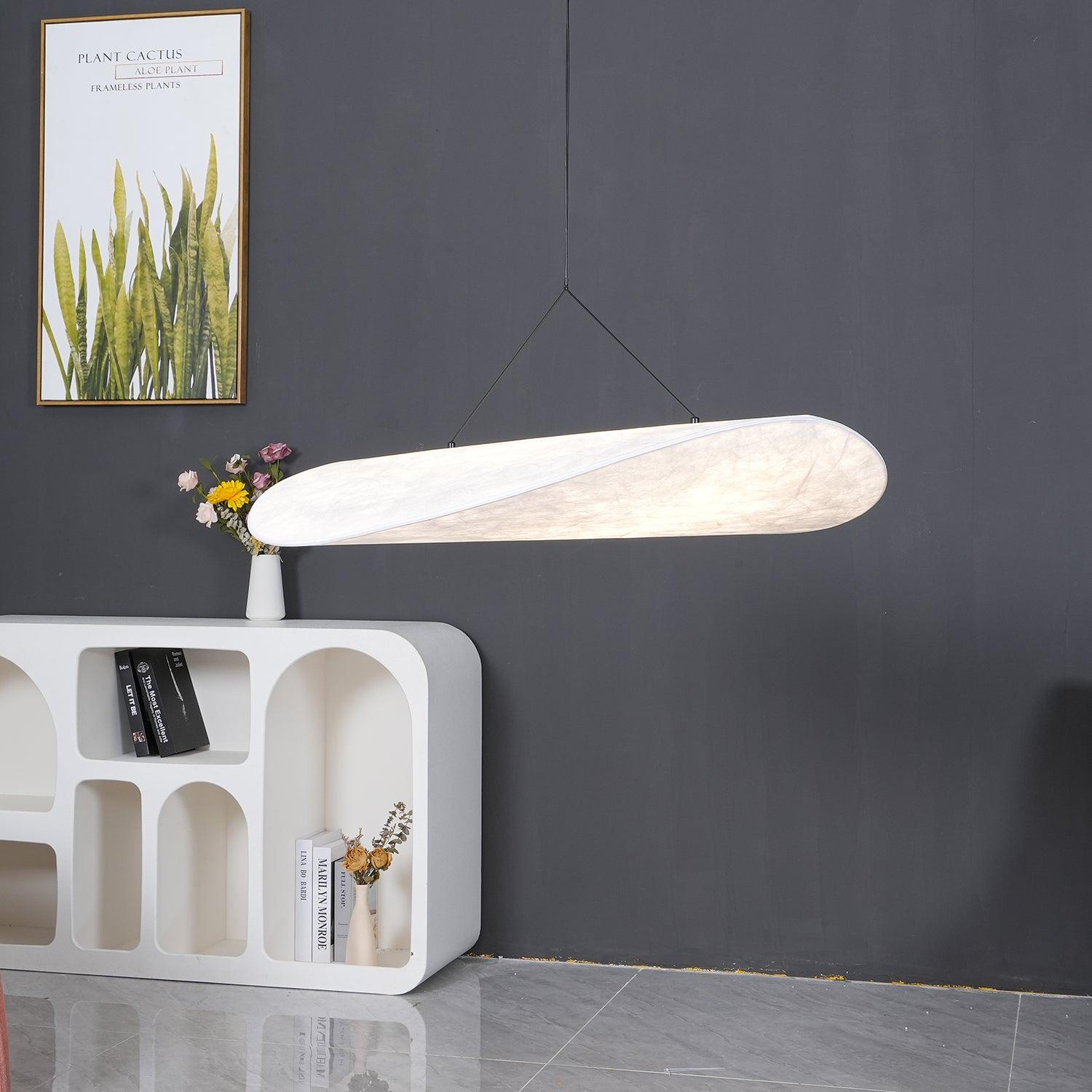 Luminette Minimalist Silk Pendant Light
