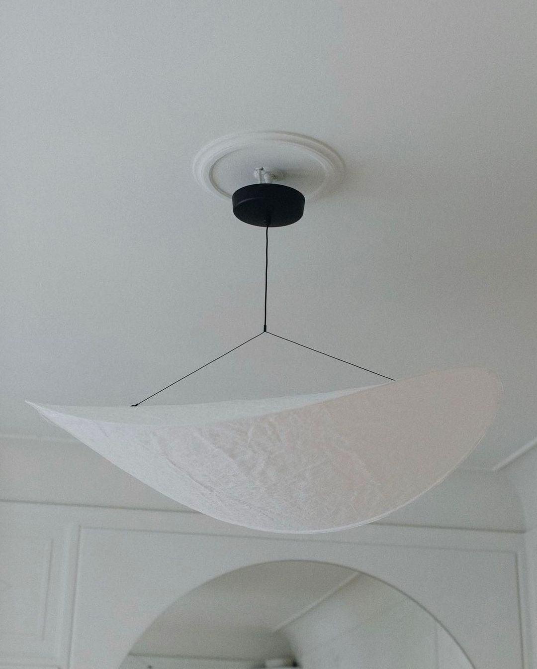 Luminette Minimalist Silk Pendant Light