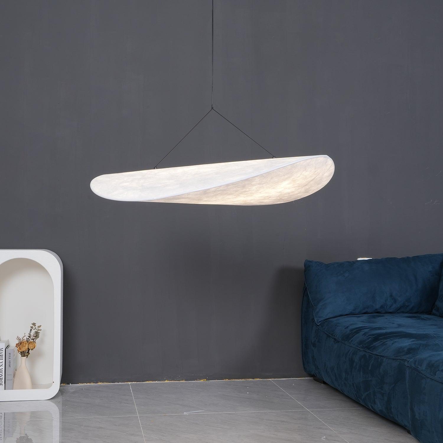 Luminette Minimalist Silk Pendant Light