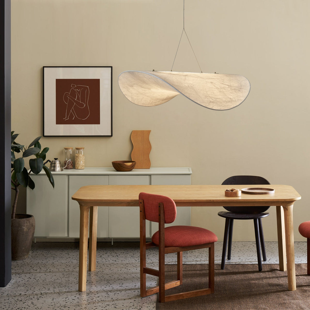 Marenis Elegance Nordic Silk Pendant Light