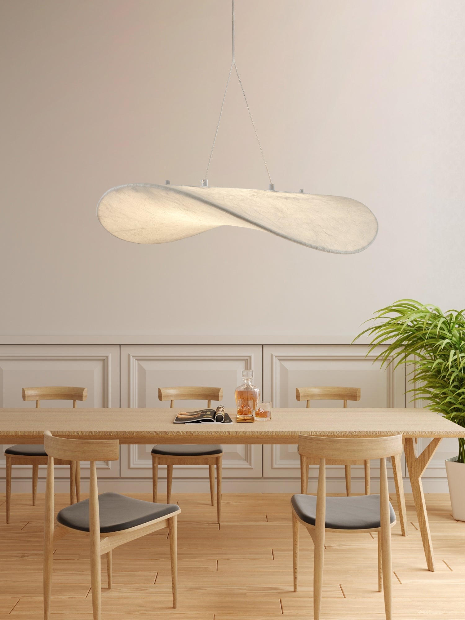 Marenis Elegance Nordic Silk Pendant Light
