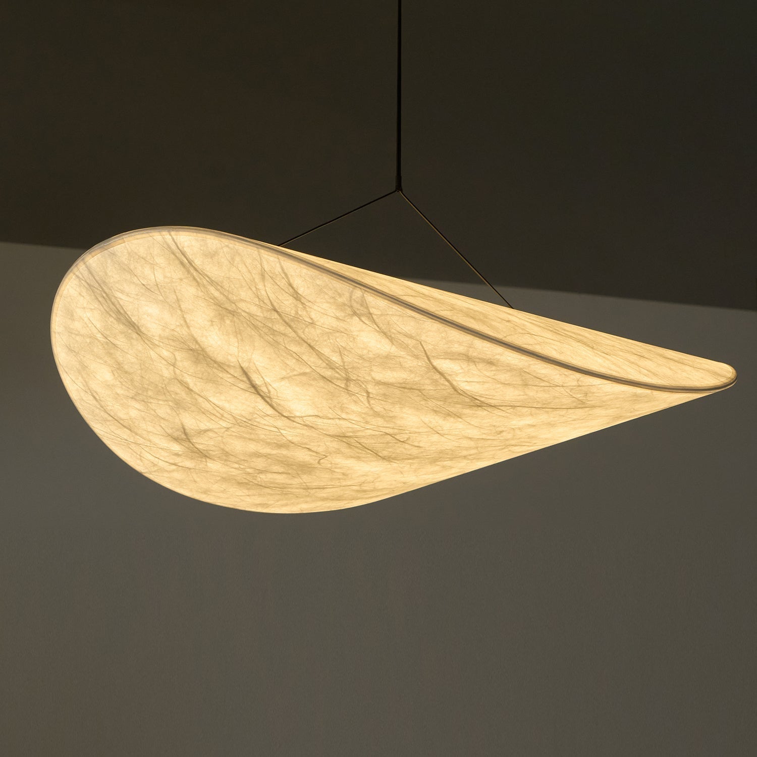 Luminette Minimalist Silk Pendant Light