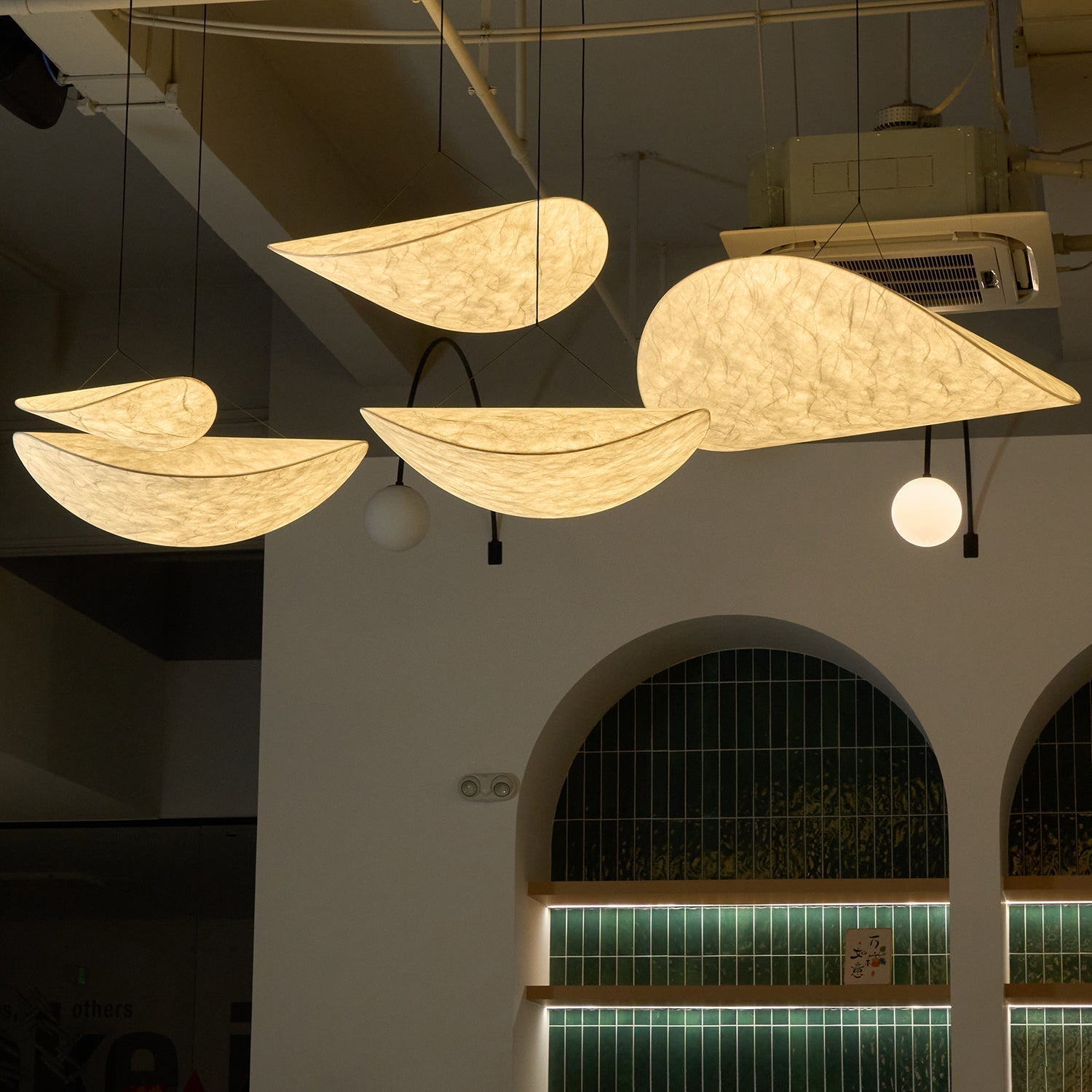Luminette Minimalist Silk Pendant Light