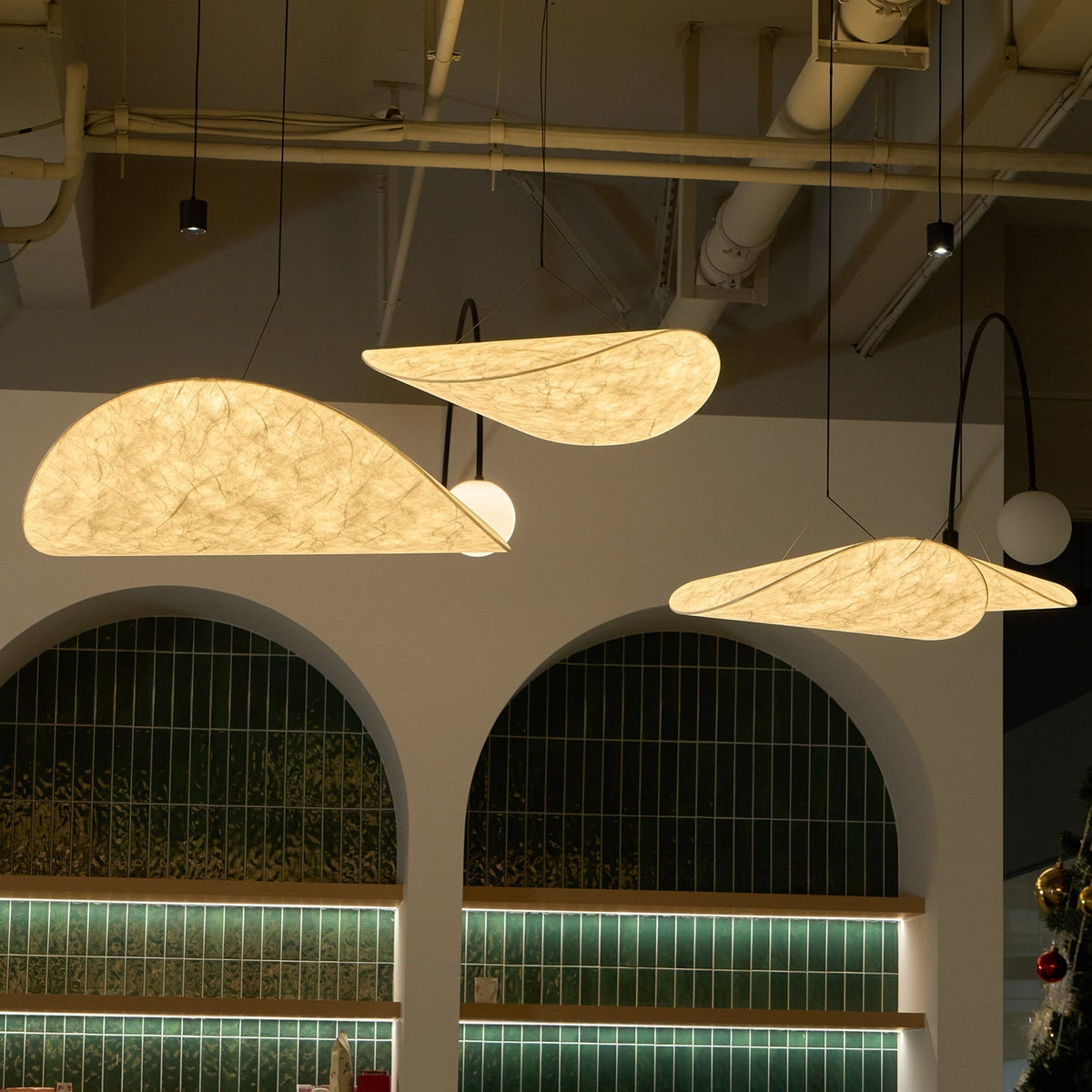 Luminette Minimalist Silk Pendant Light