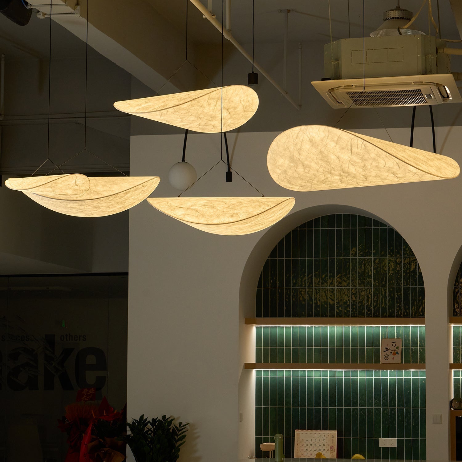 Luminette Minimalist Silk Pendant Light