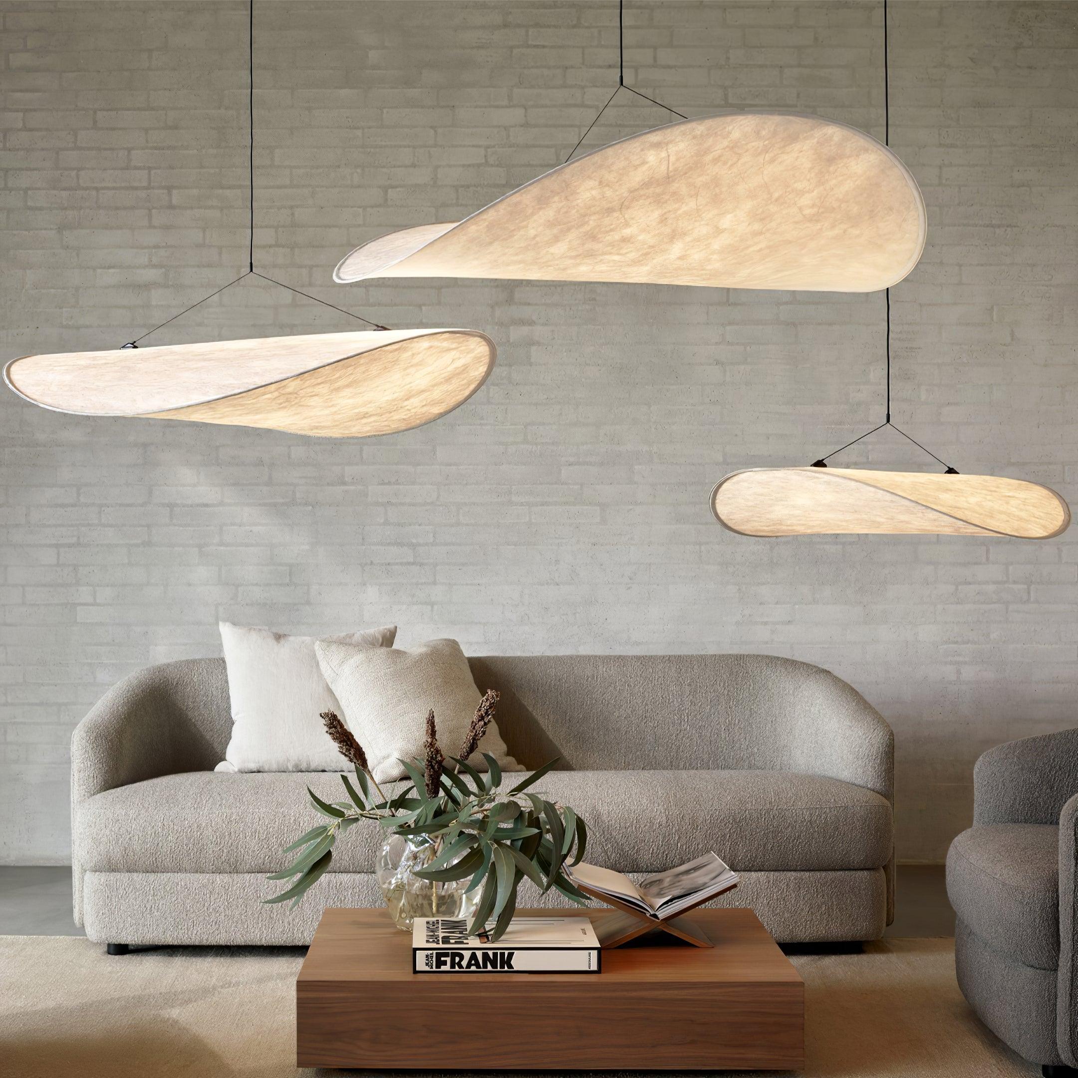 Ritta Vintage Art Deco Pendant Light Silk Art Gallery - Neutral Decor