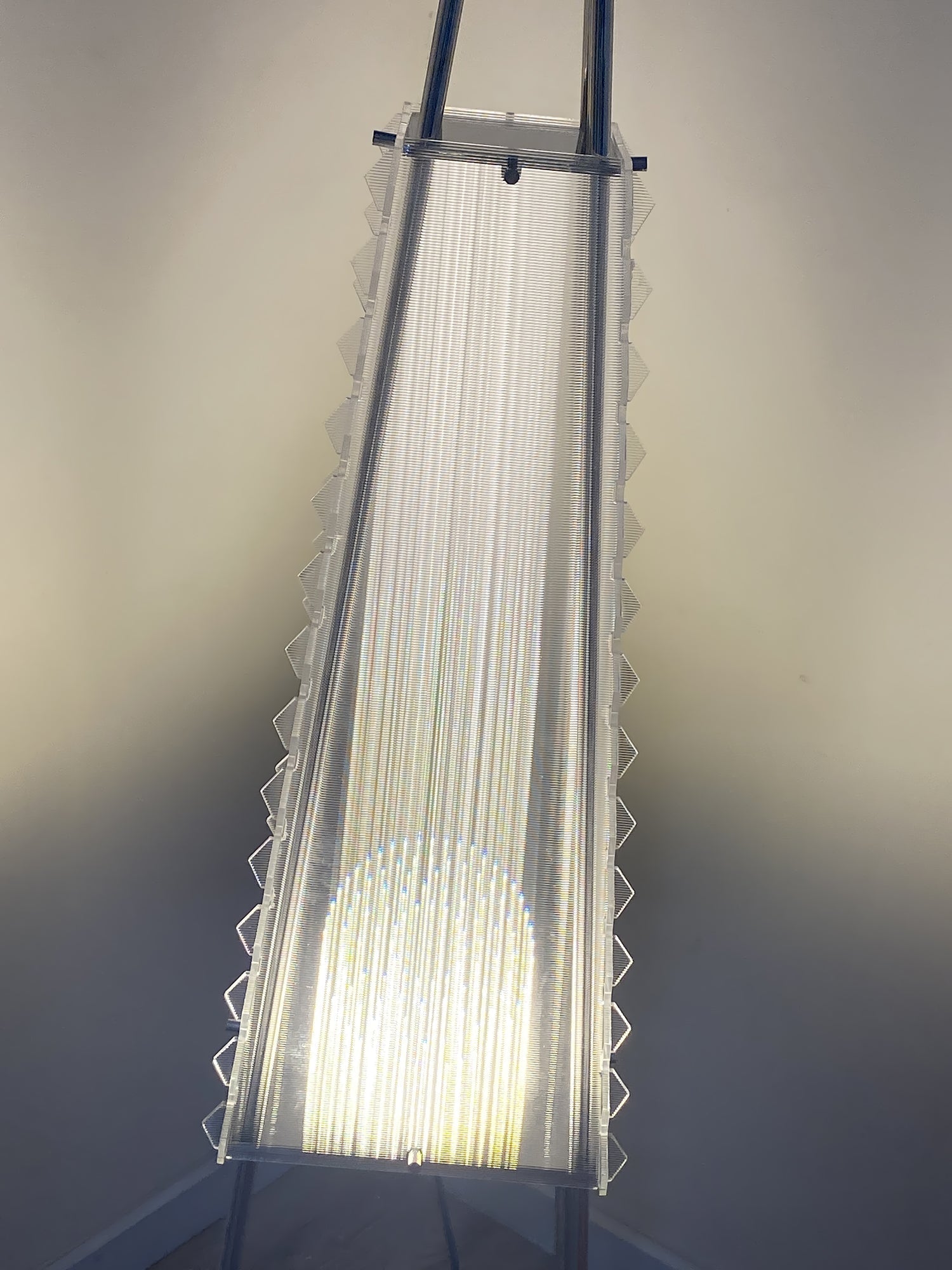 Tetra Industrial Acrylic Floor Lamp