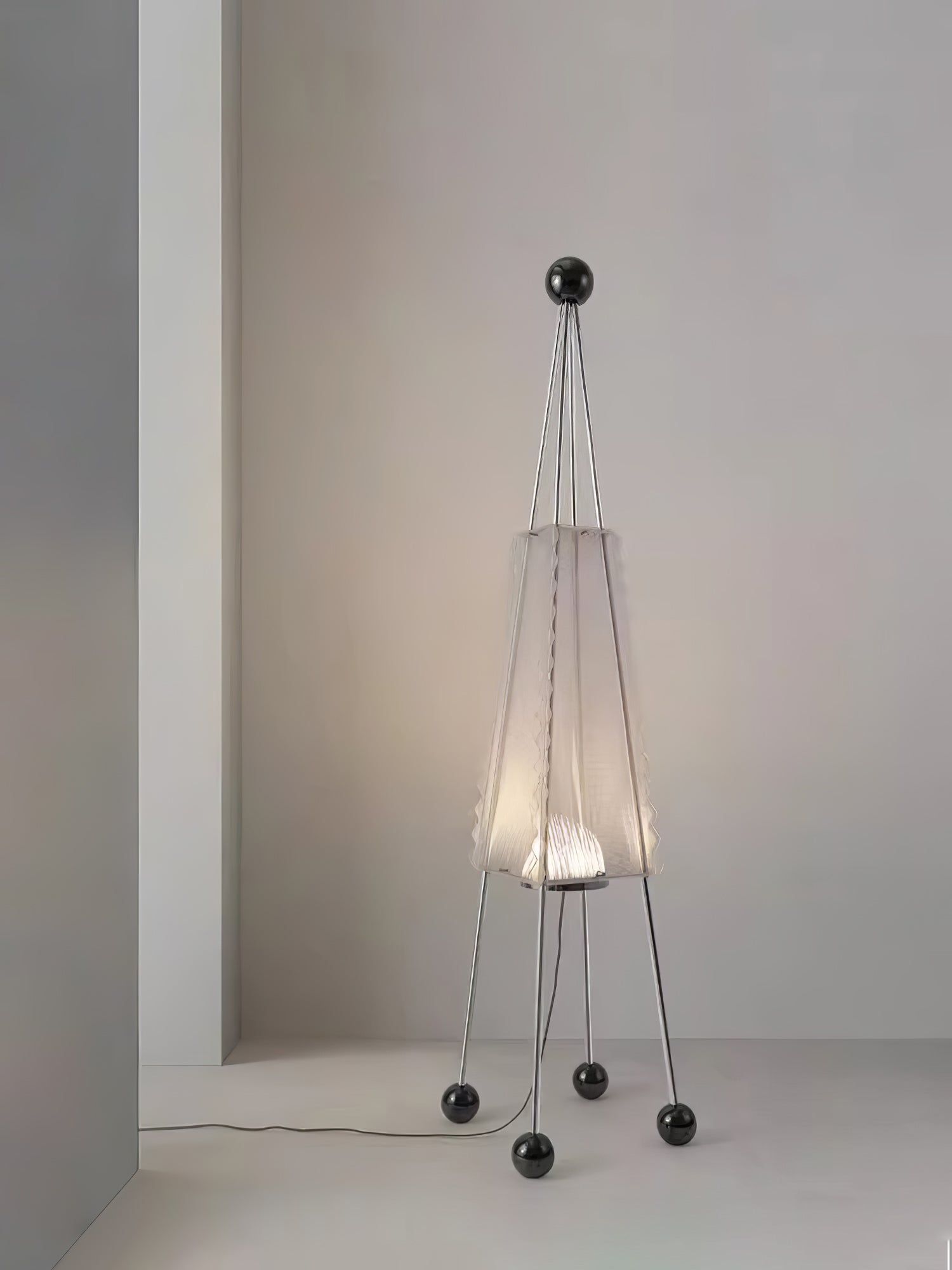 Tetra Industrial Acrylic Floor Lamp