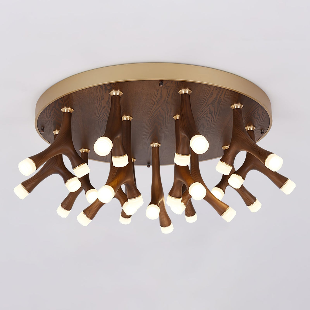 Vilorion Nature-Inspired Wood Ceiling Light