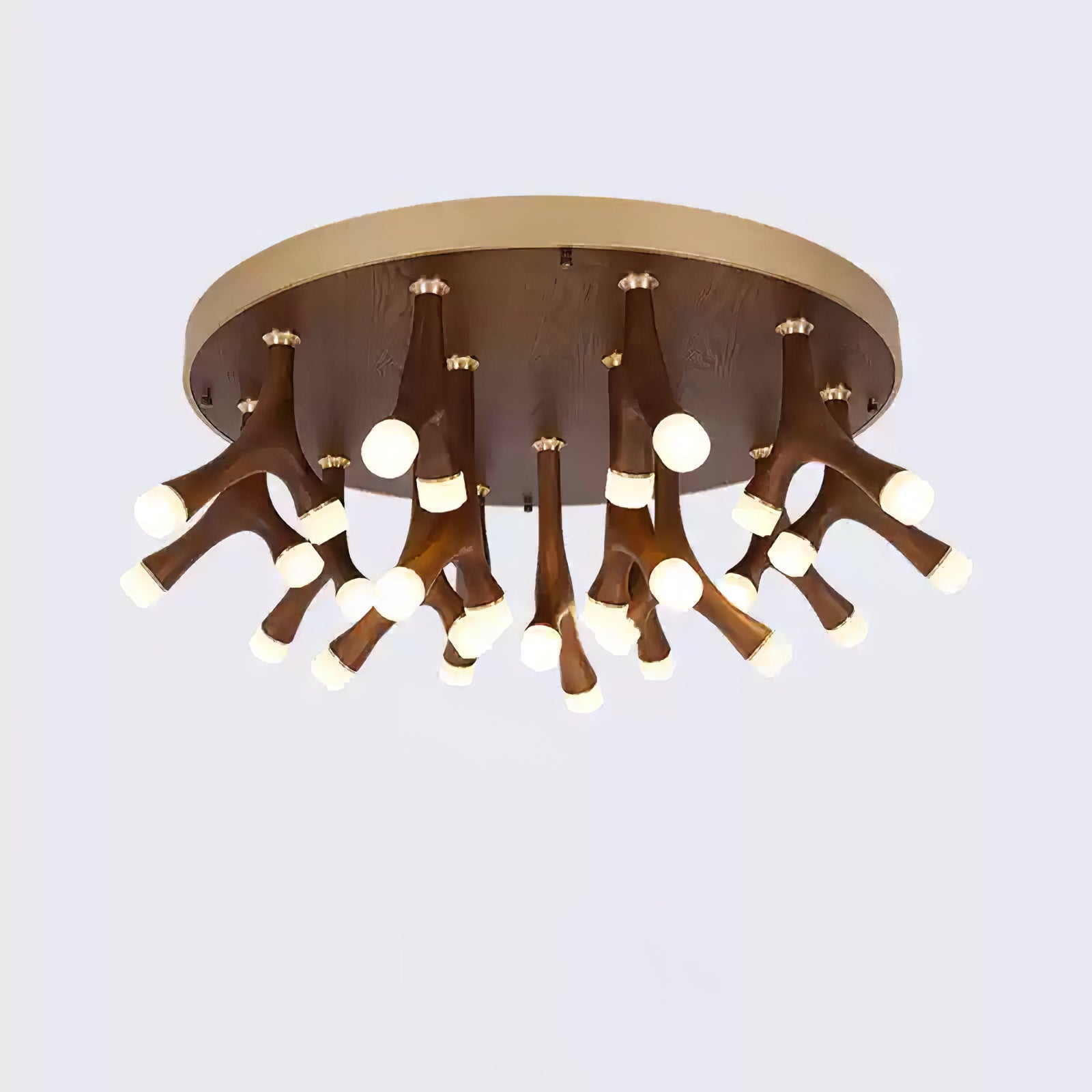 Vilorion Nature-Inspired Wood Ceiling Light