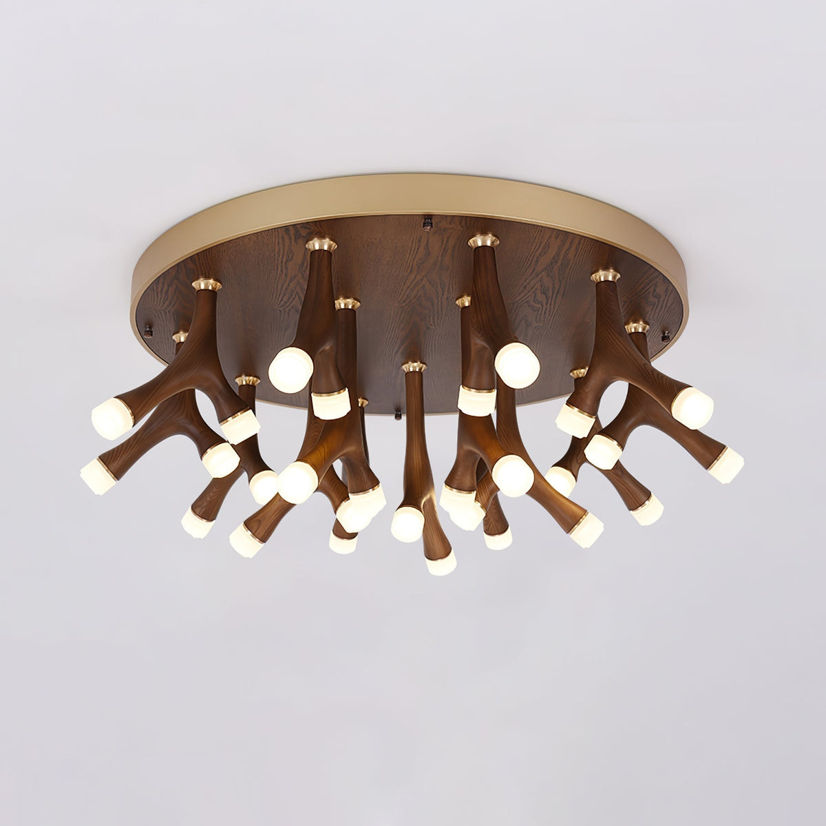 Vilorion Nature-Inspired Wood Ceiling Light