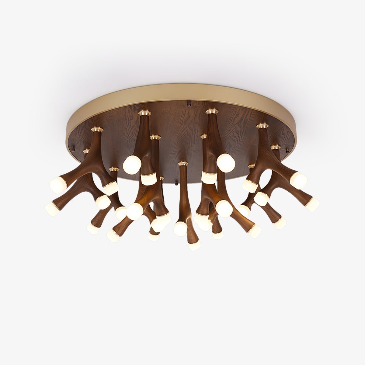 Vilorion Nature-Inspired Wood Ceiling Light