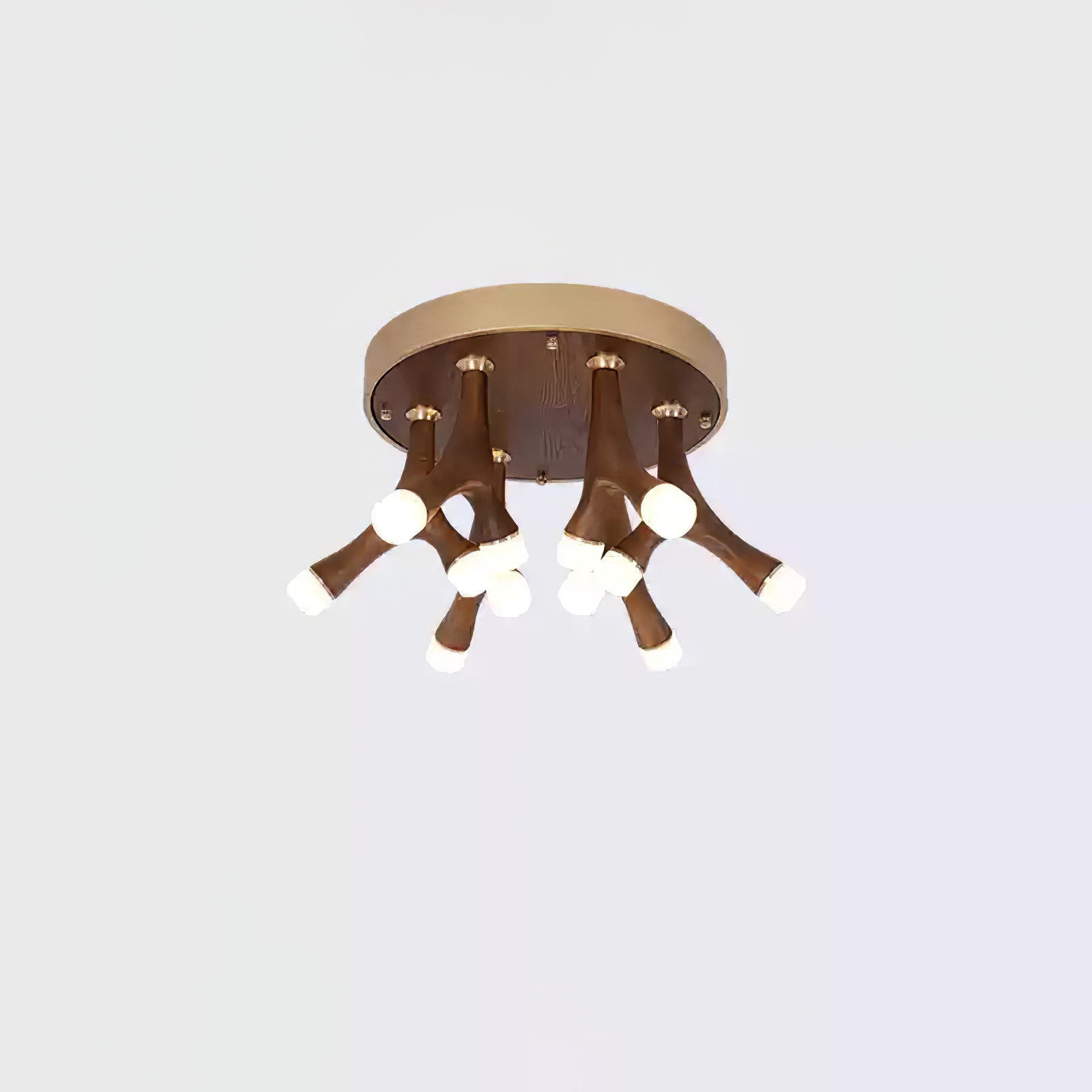 Vilorion Nature-Inspired Wood Ceiling Light