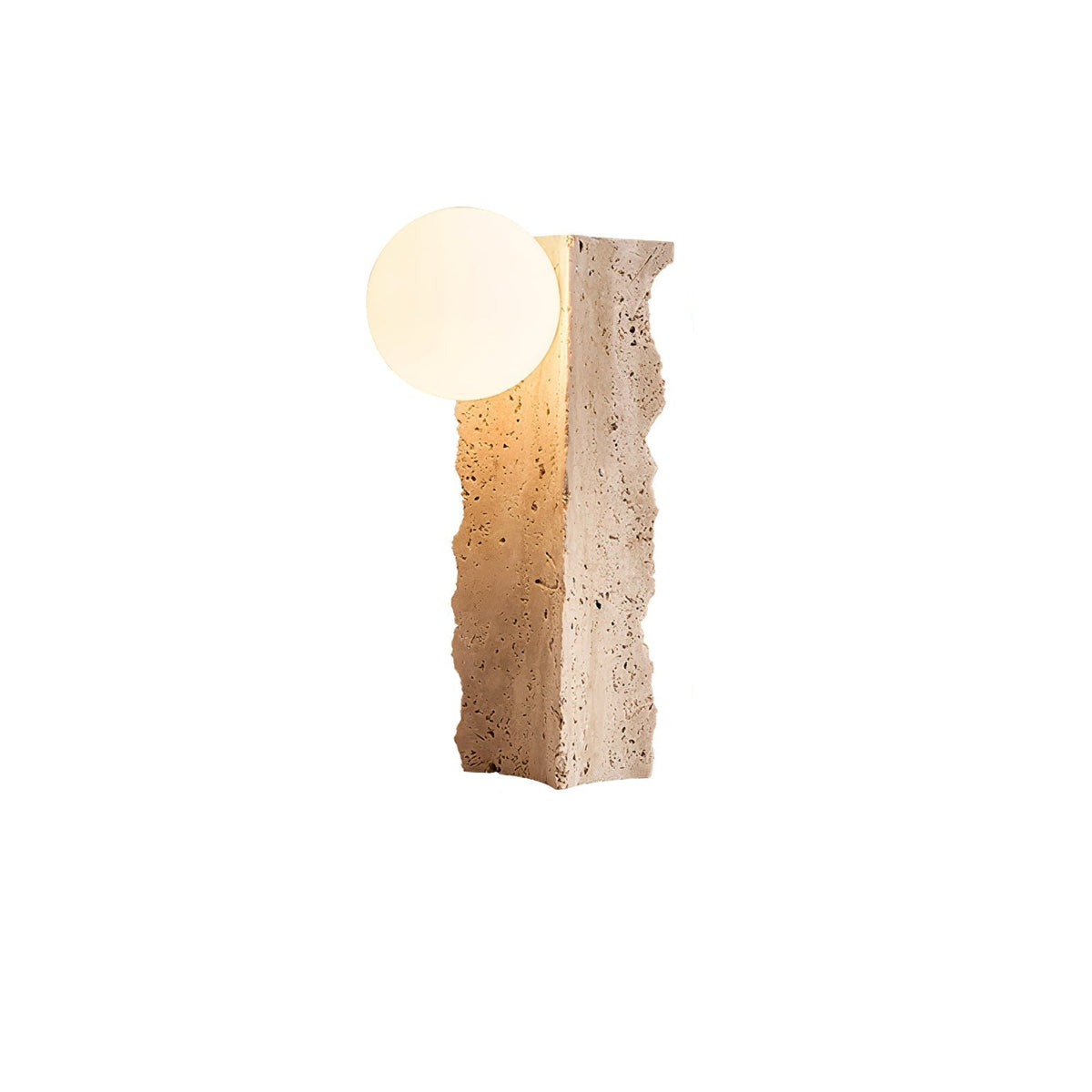 Vyrnora Travertine Slab Table Lamp