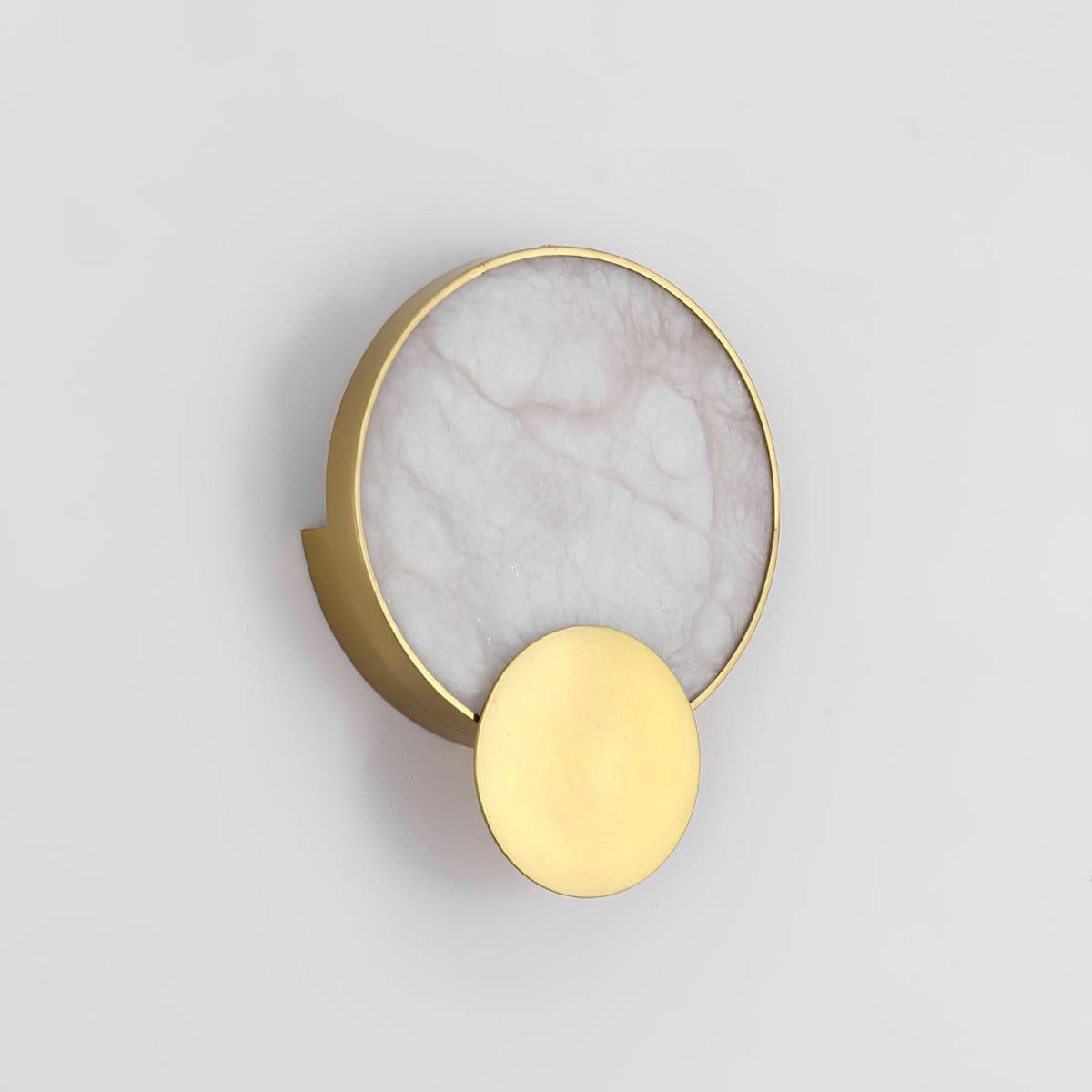 Myvelarae Circular Alabaster Wall Light