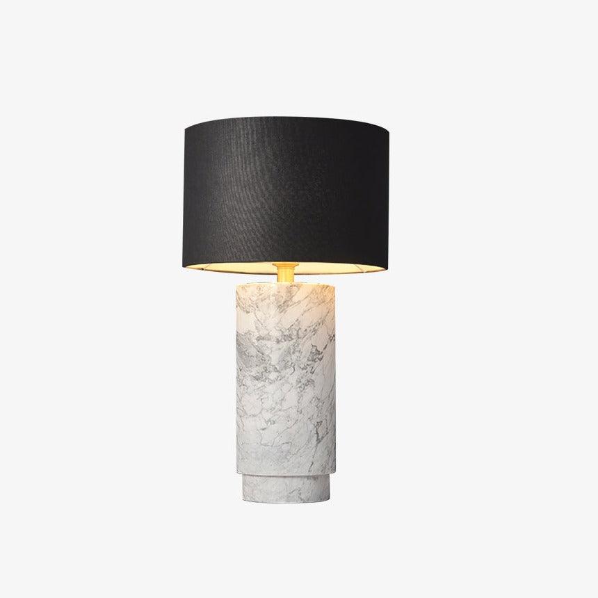 Xavi Marble Fabric Table Lamp