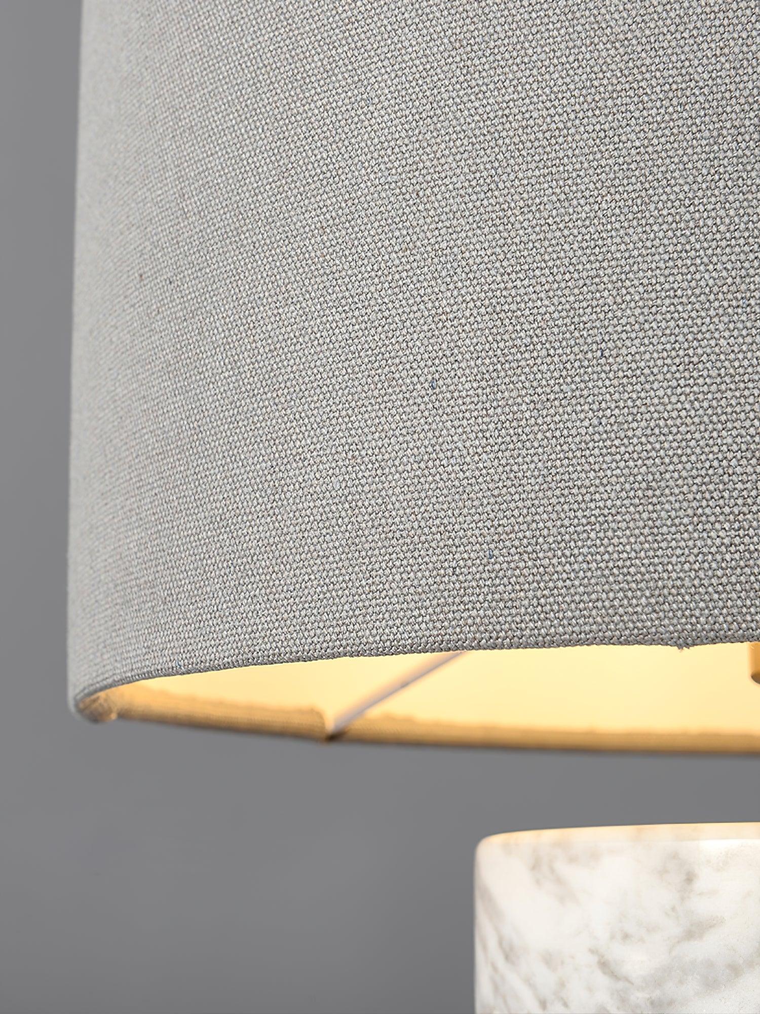 Xavi Marble Fabric Table Lamp