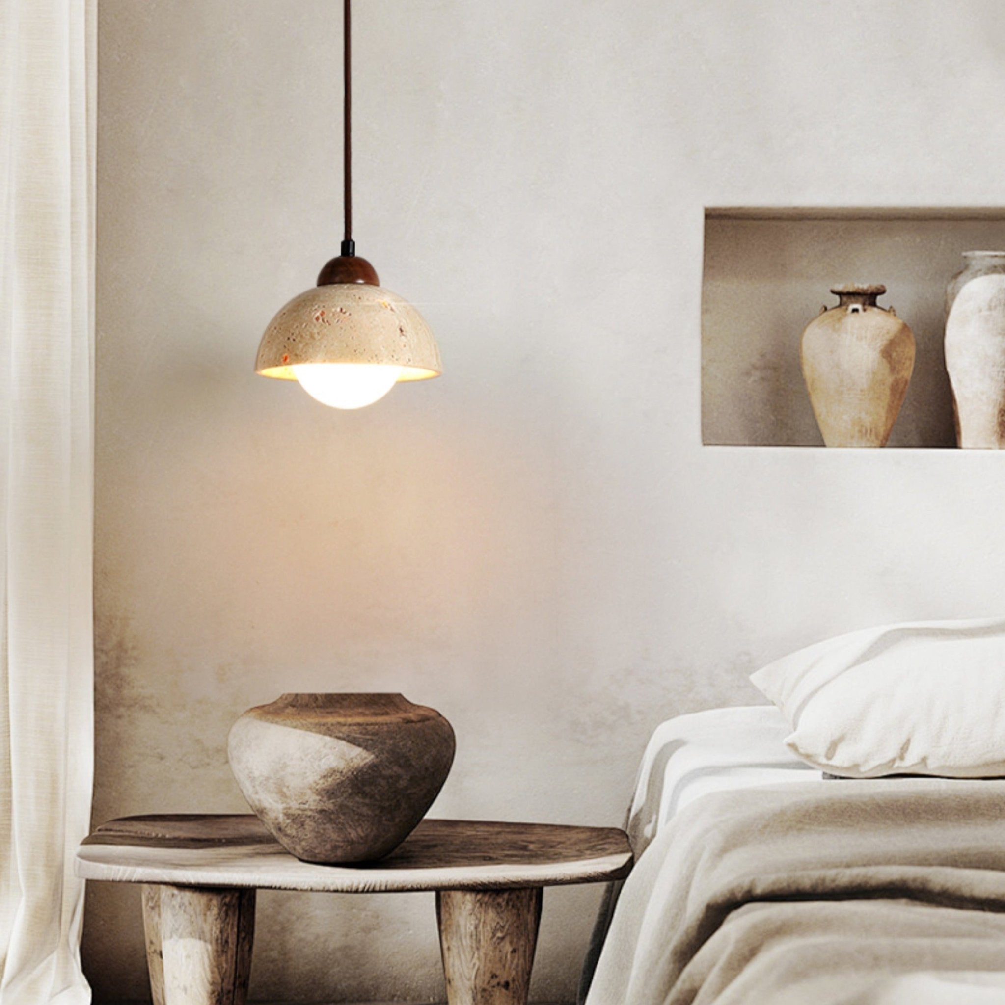 Terralume Dome Pendant Lamp - Neutral Decor