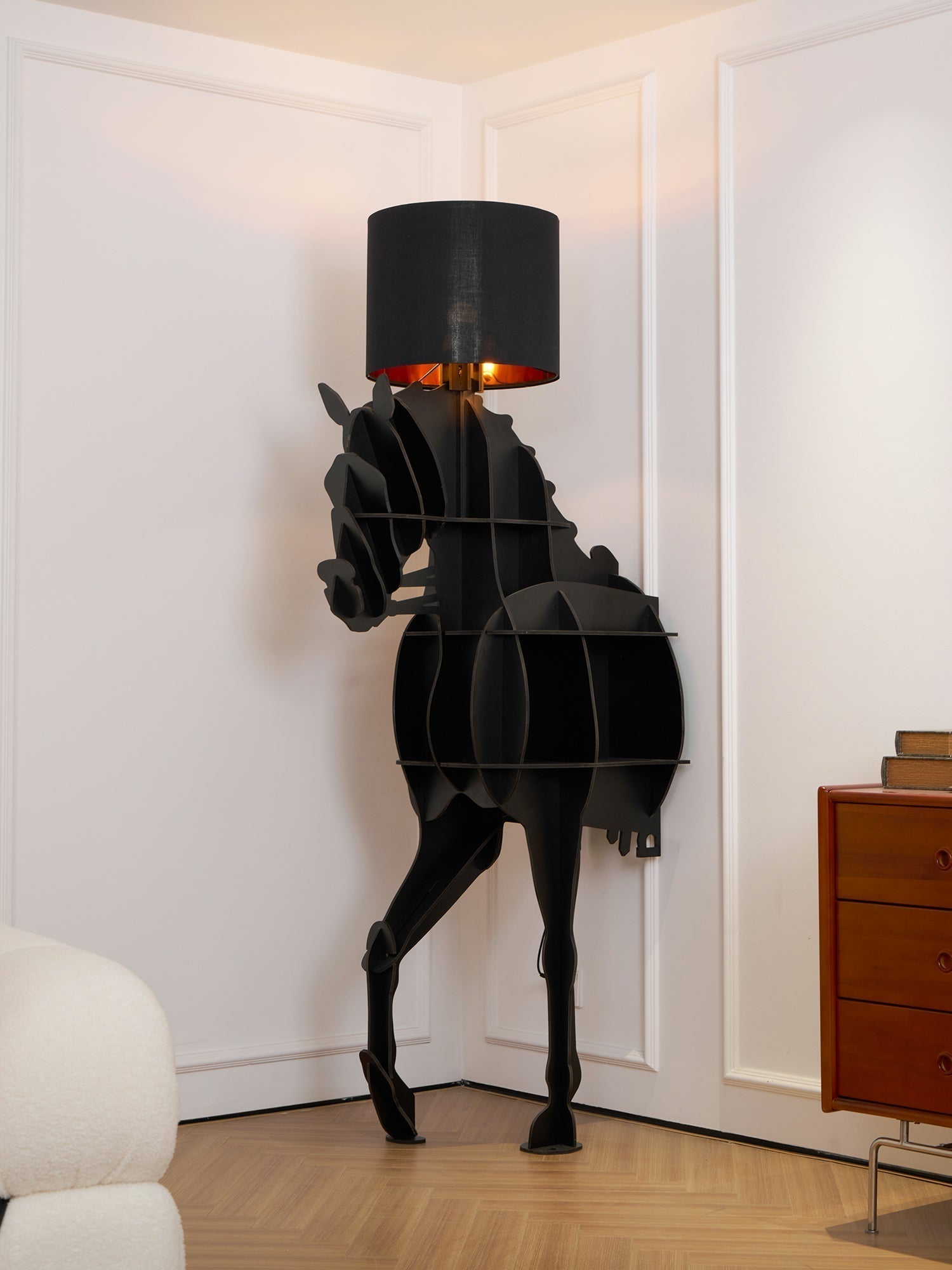 Nrasen Horse-shaped Floor Lamp