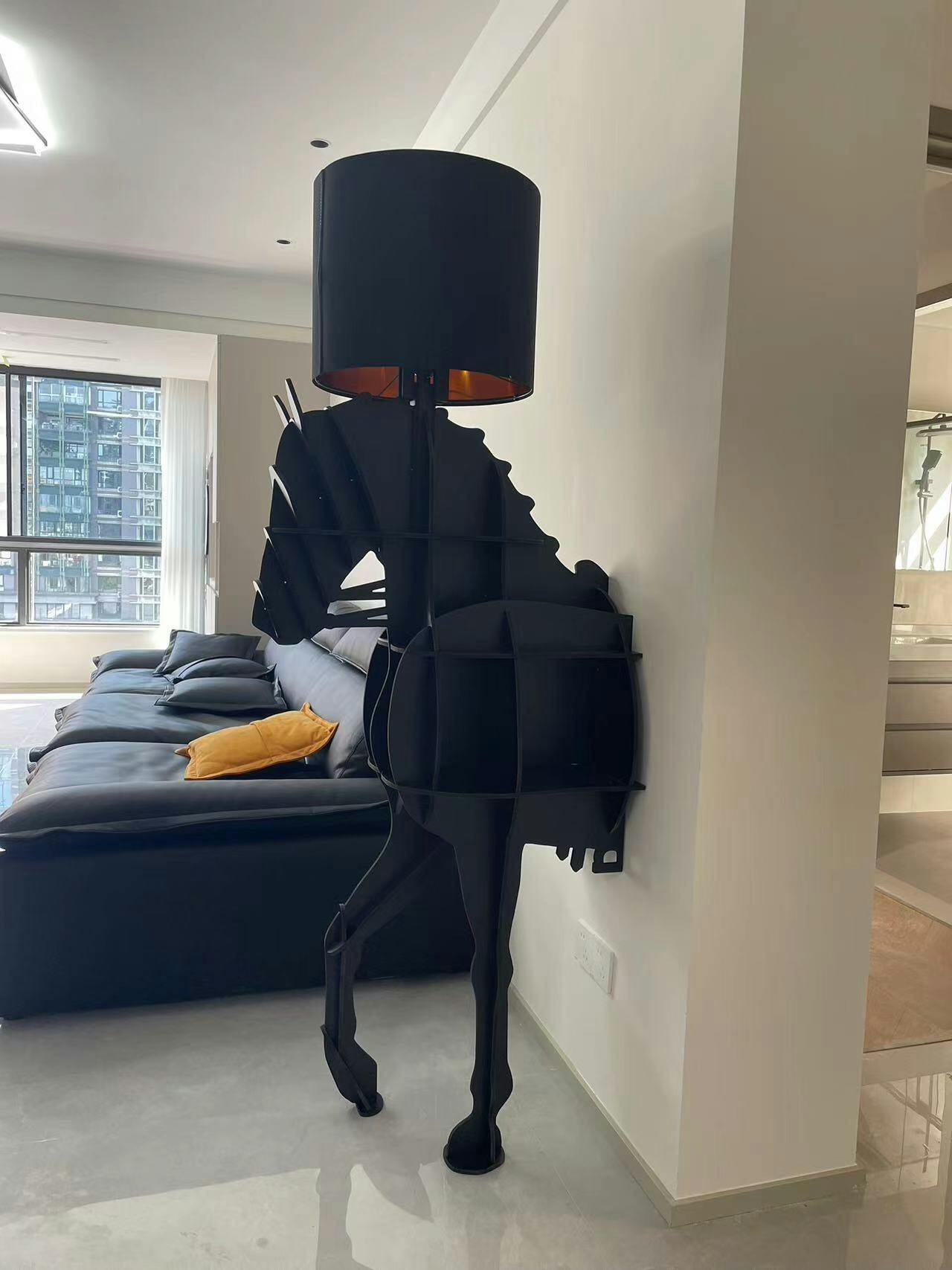 Nrasen Horse-shaped Floor Lamp