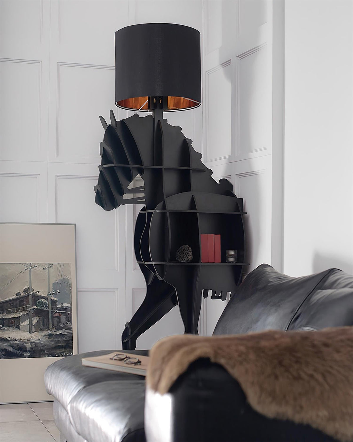 Nrasen Horse-shaped Floor Lamp