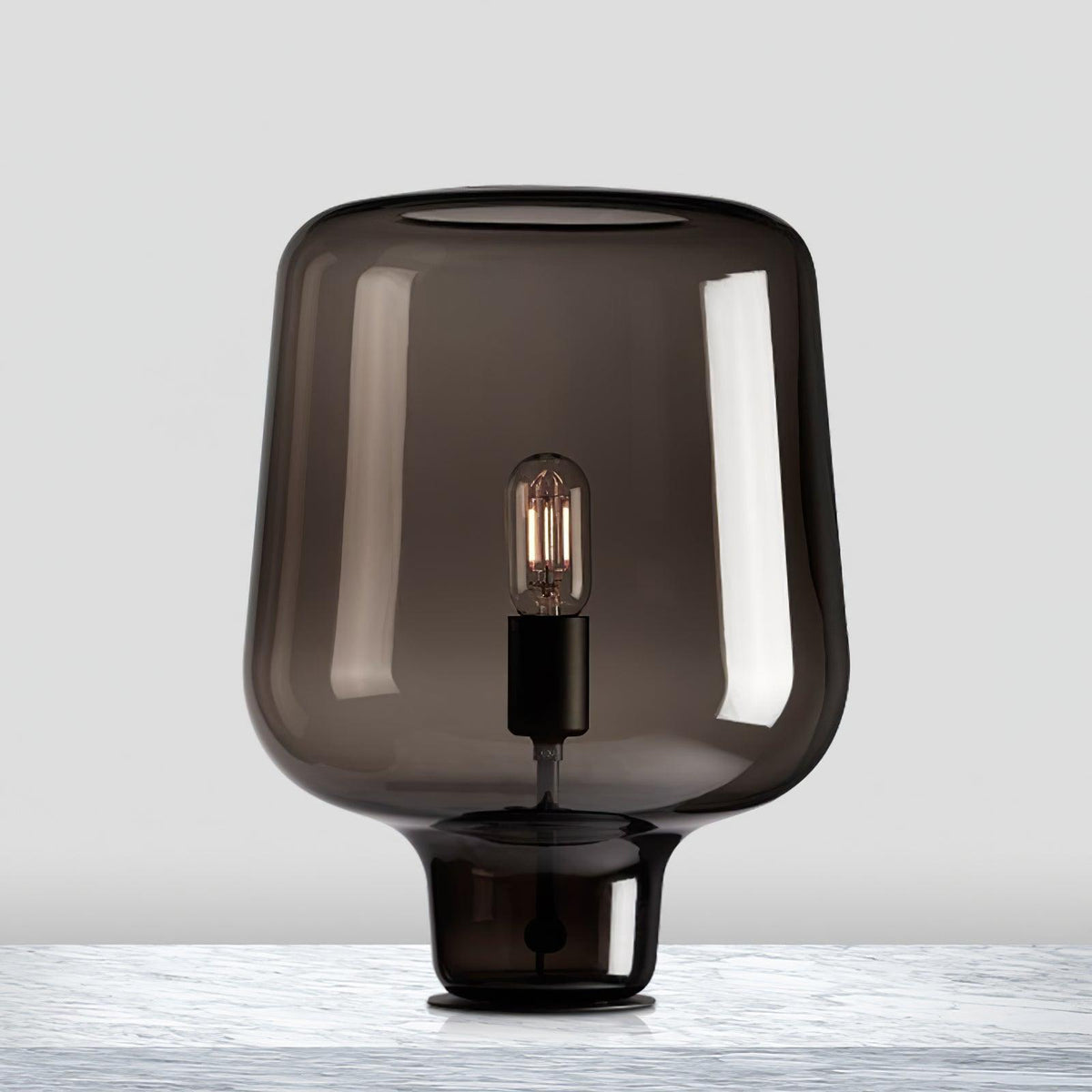 Eanlari Glass Contemporary Table Lamp