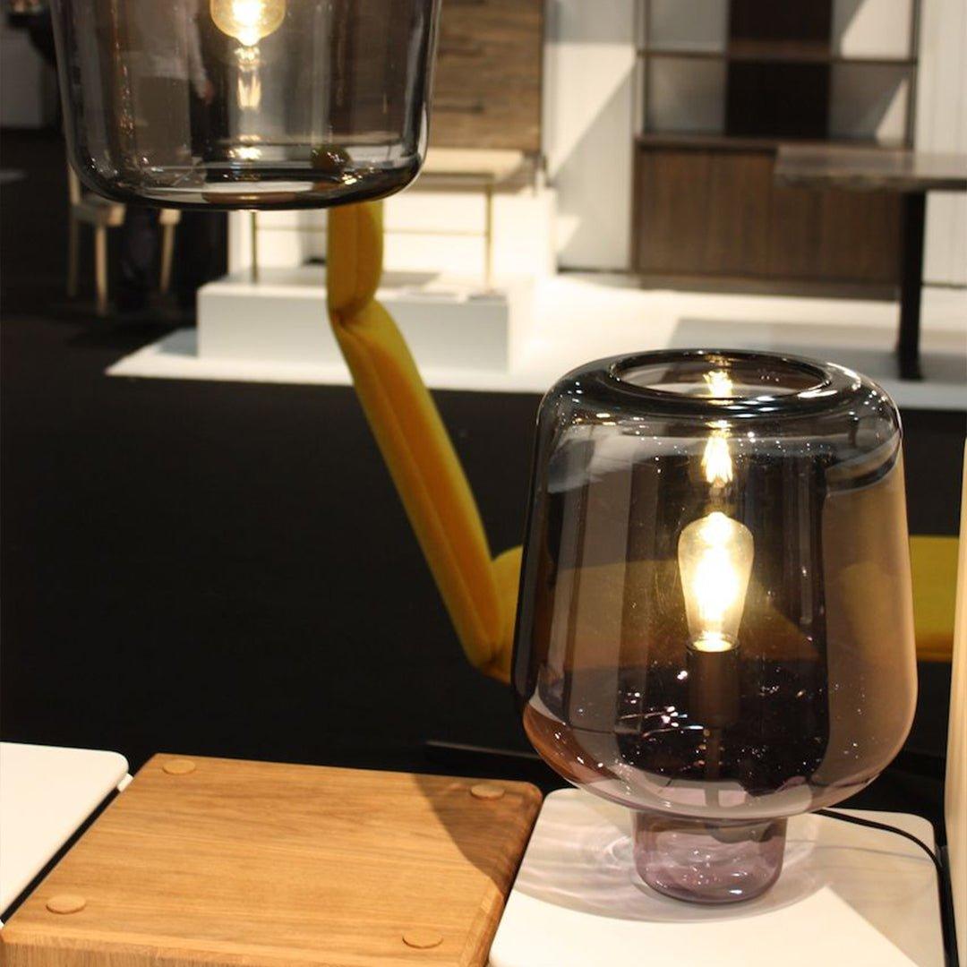 Eanlari Glass Contemporary Table Lamp
