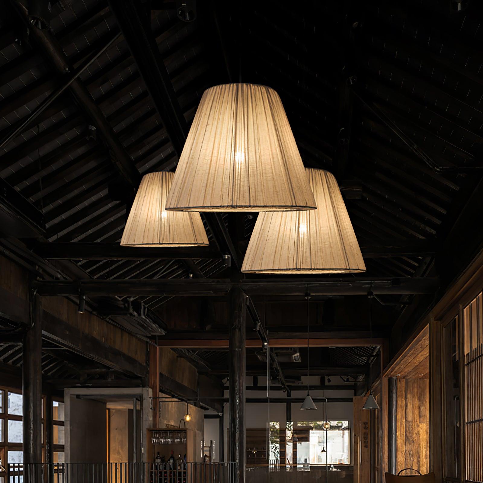 Docan Fabric Retro Pendant Lamp