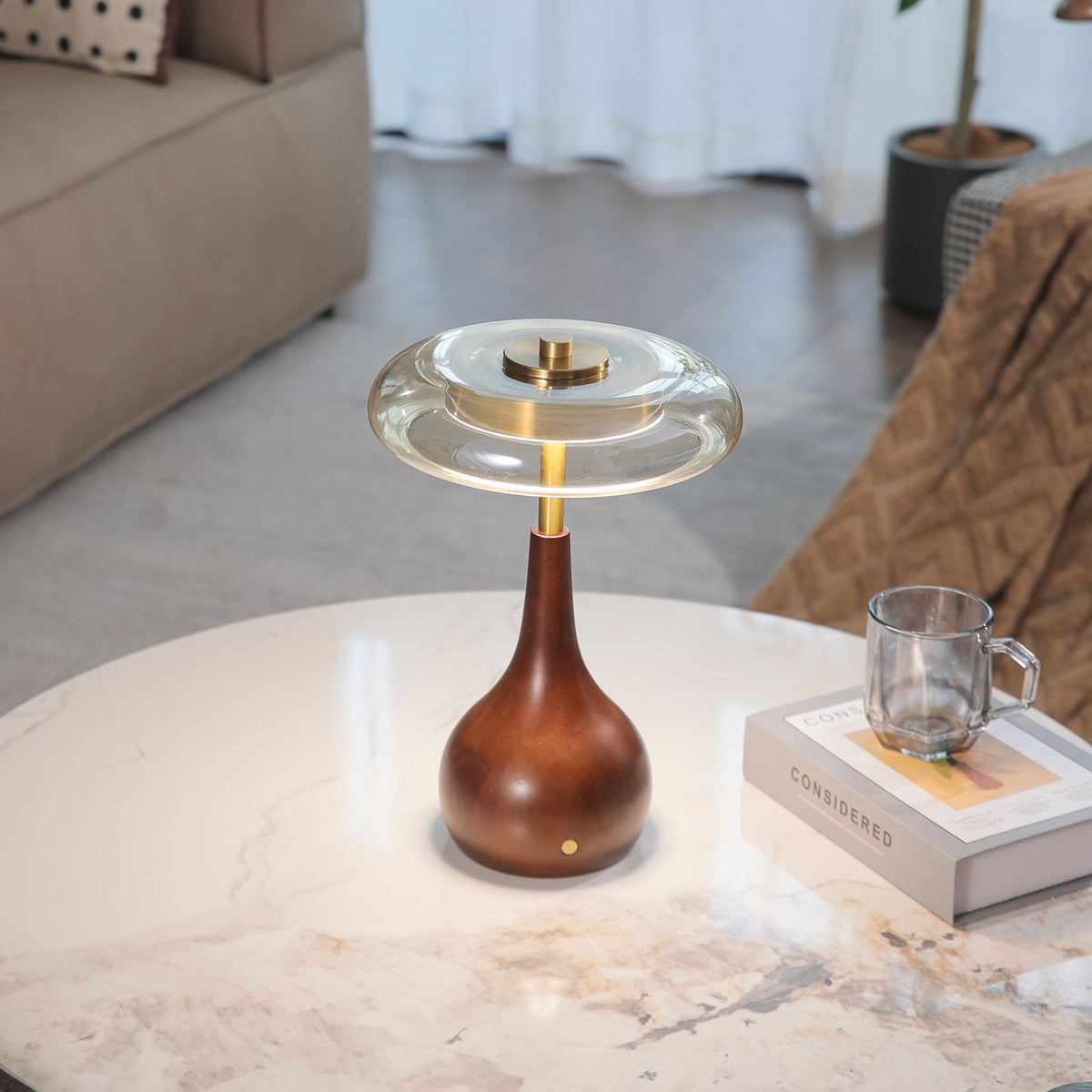 Airdes Wood Vintage Table Lamp
