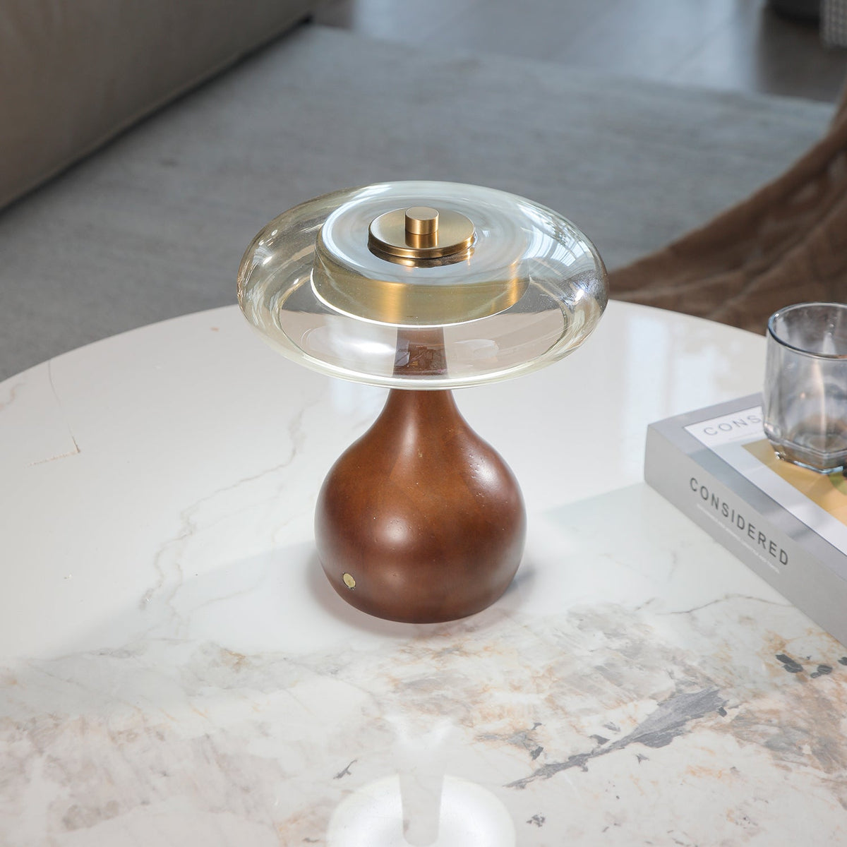 Airdes Wood Vintage Table Lamp