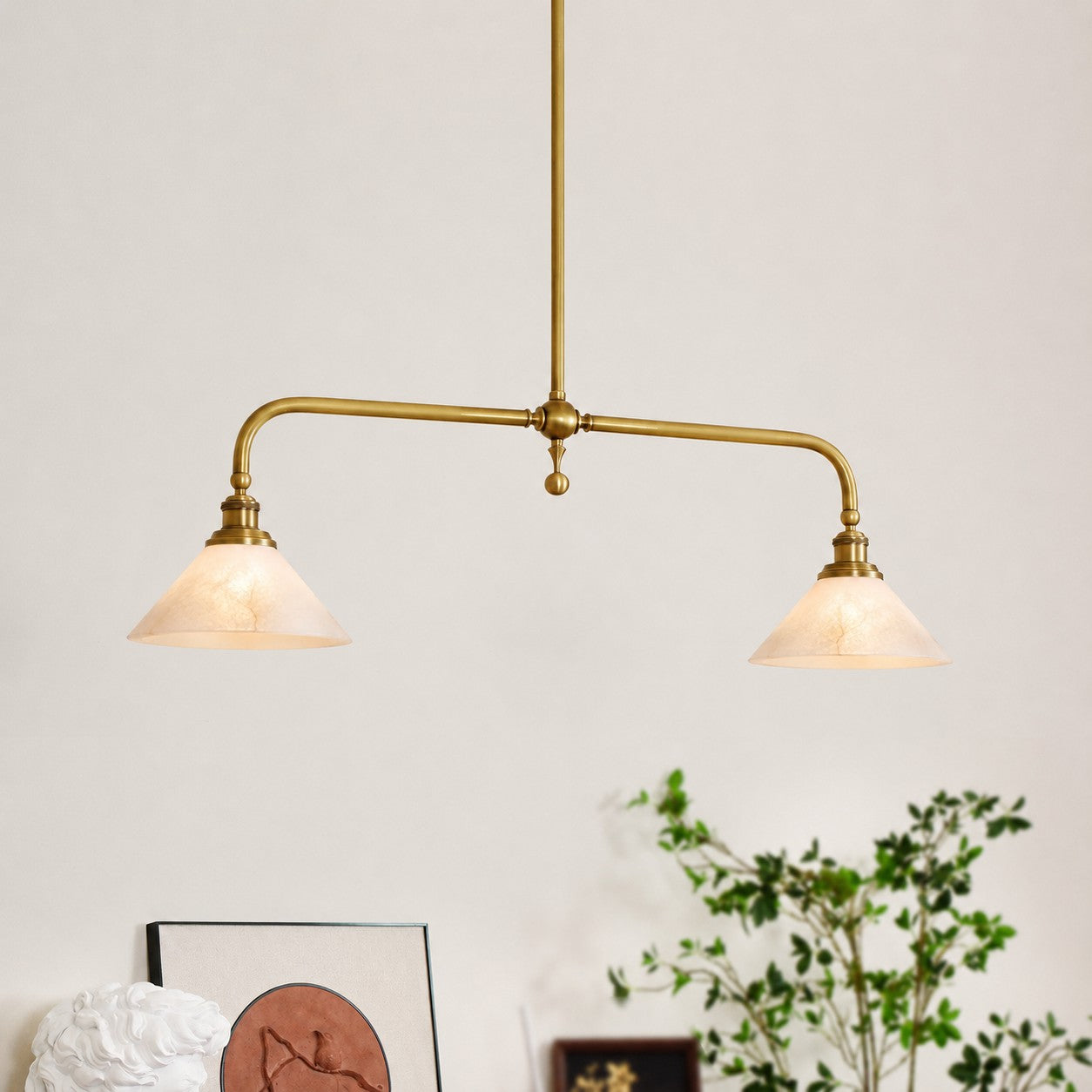 Niveine Alabaster Pendant Light
