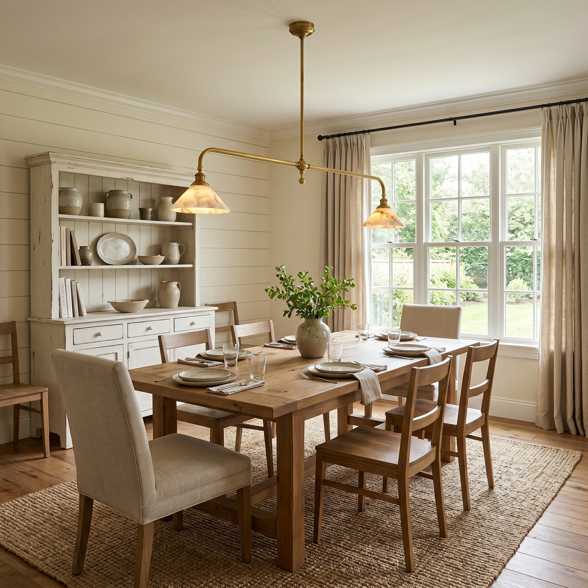 Niveine Alabaster Pendant Light