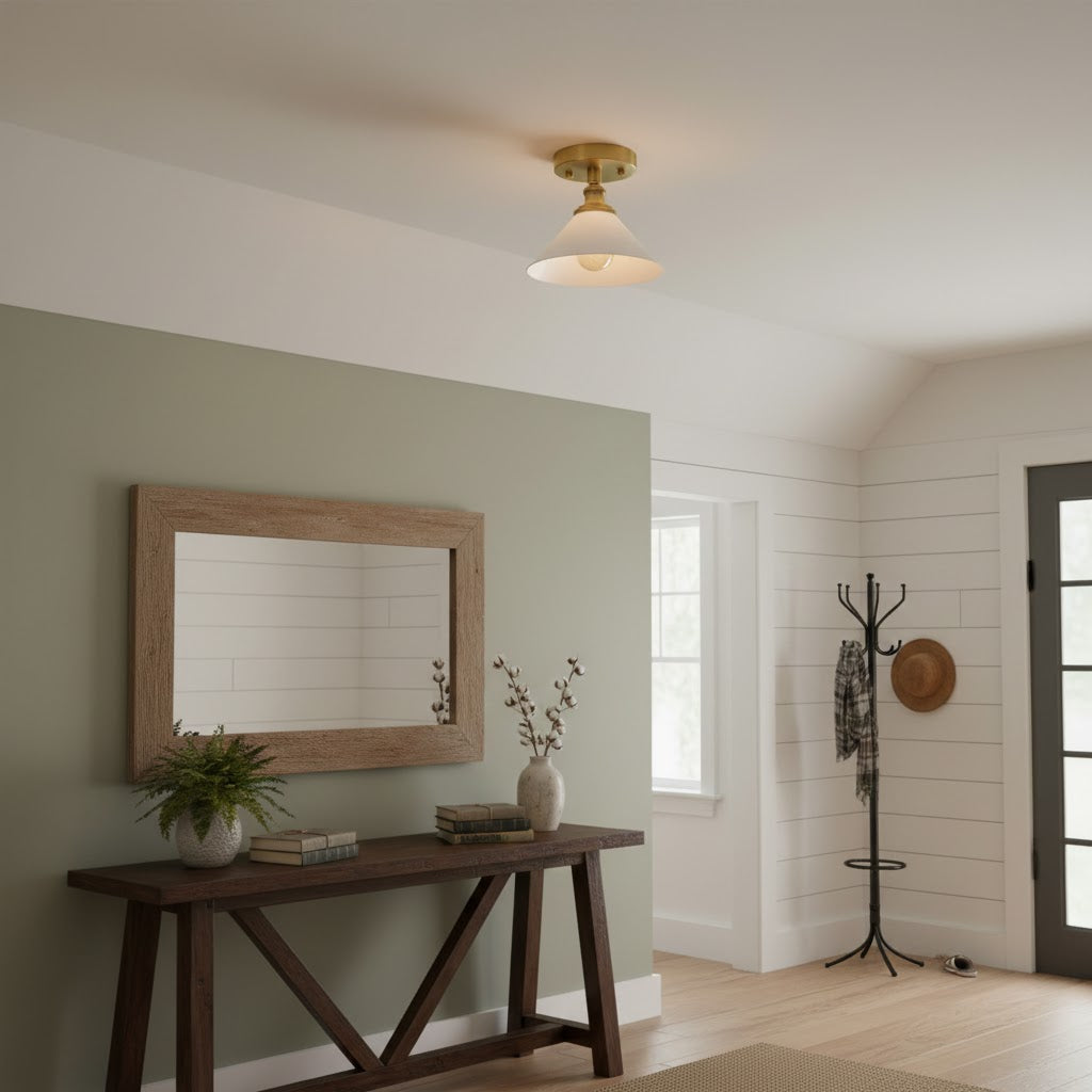 Aureleon Brass Minimalist Design Ceiling Lamp