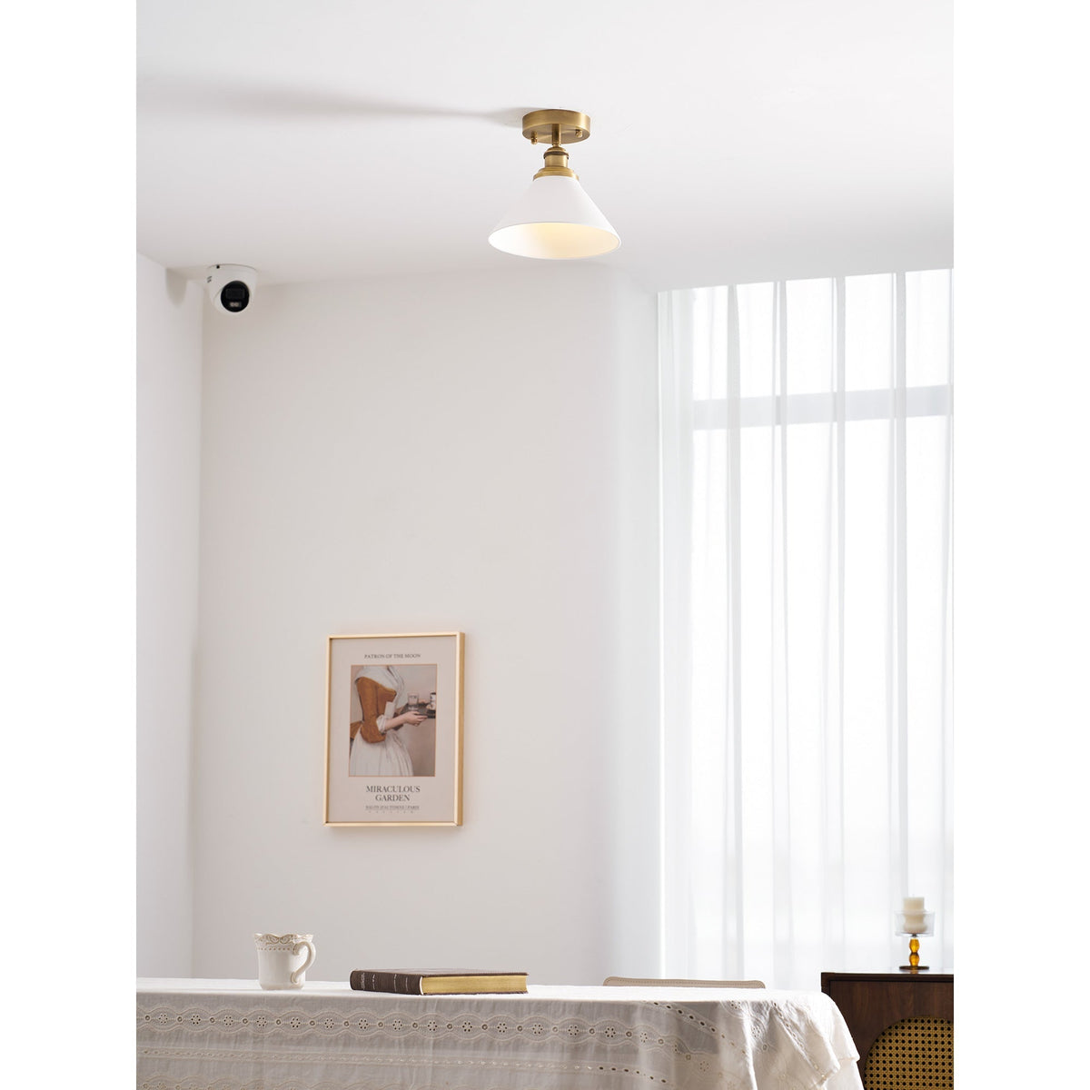 Aureleon Brass Minimalist Design Ceiling Lamp