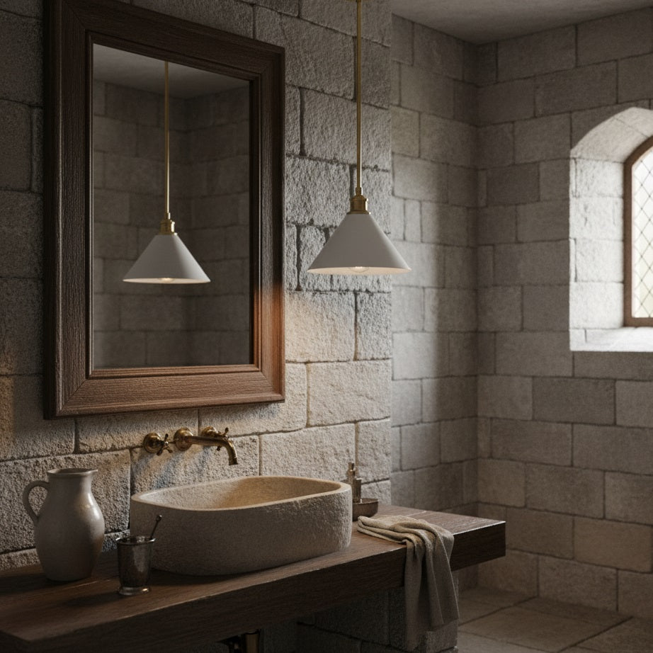 Soluenne Brass Contemporary Design Pendant Lamp