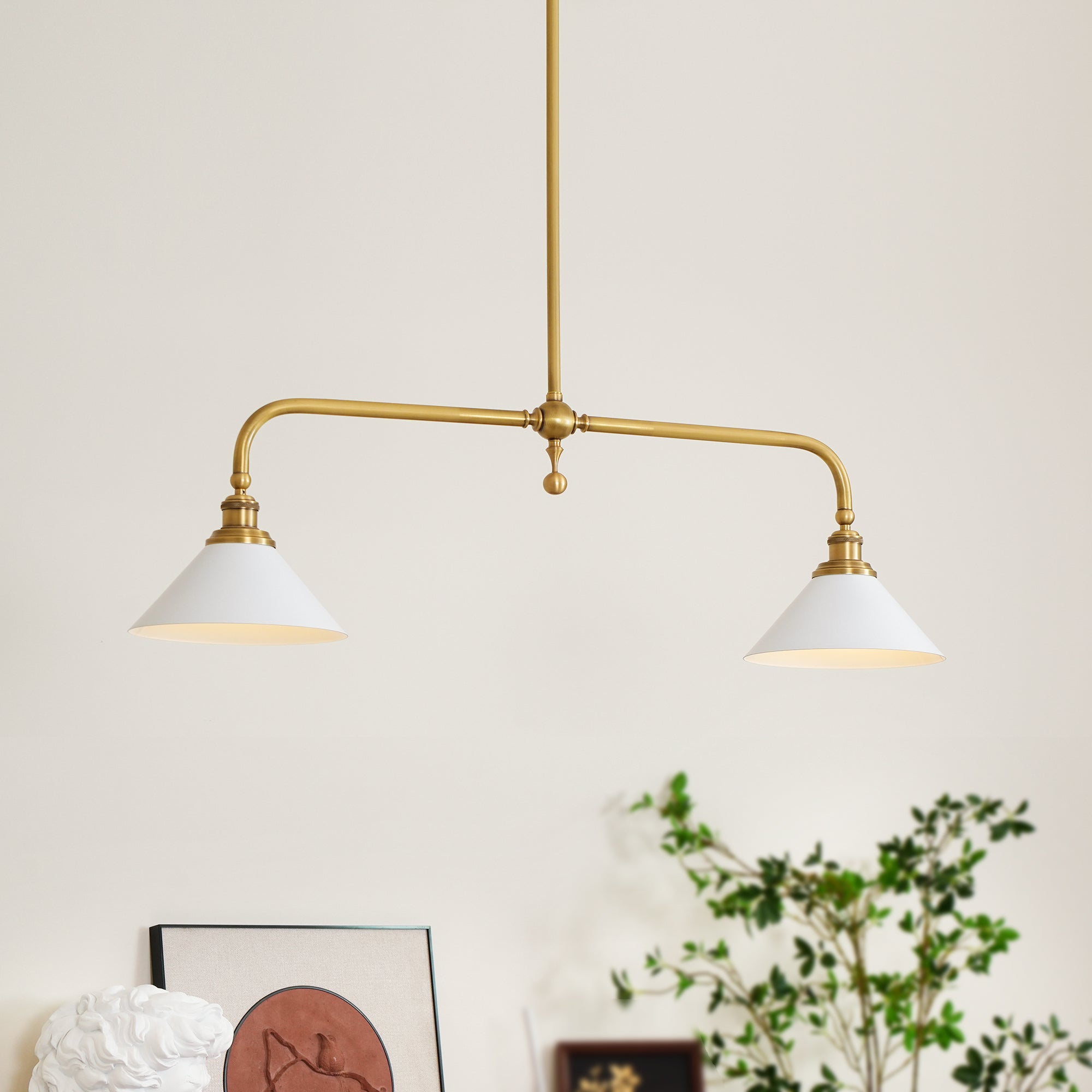 Zya Vintage Retro Pendant Light - Neutral Decor