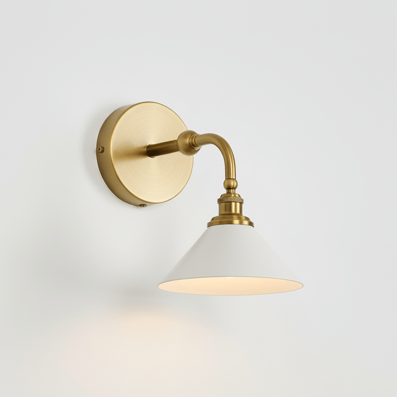 Dina Valerienne Minimalist Horn-shaped Metal Wall Lamp