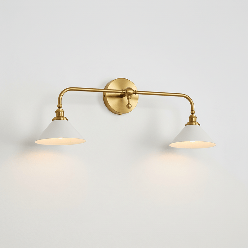 Dina Valerienne Minimalist Horn-shaped Metal Wall Lamp