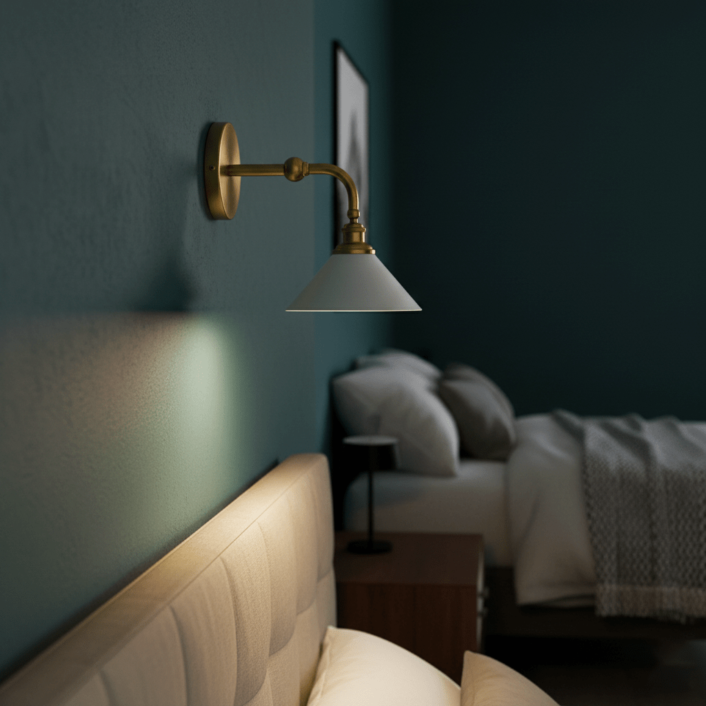 Dina Valerienne Minimalist Horn-shaped Metal Wall Lamp