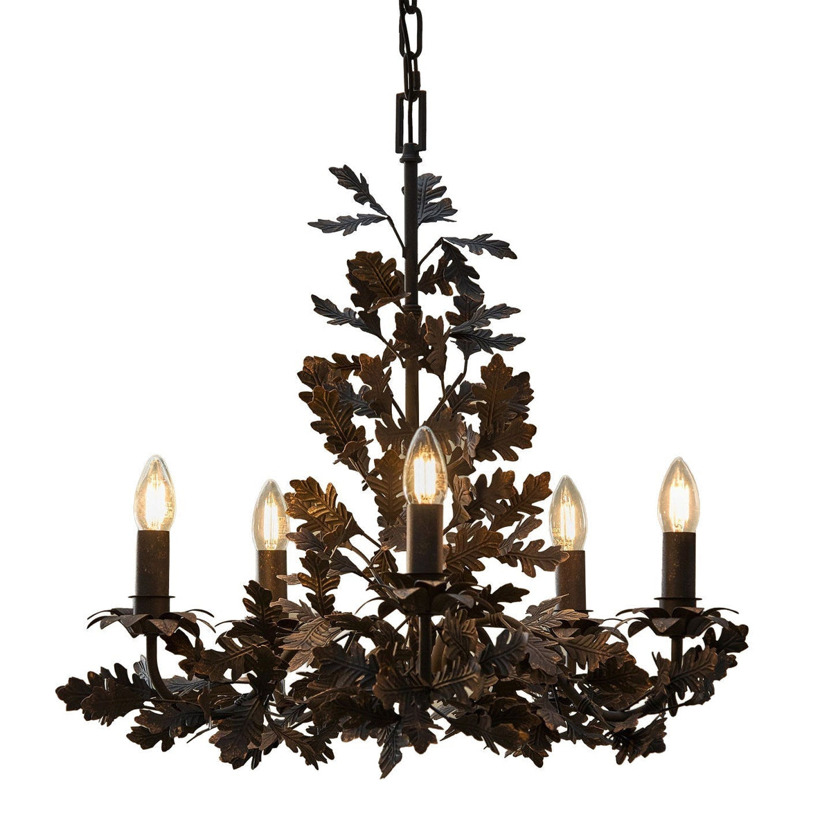 Syleeon Thicket Oak Leaf Chandelier