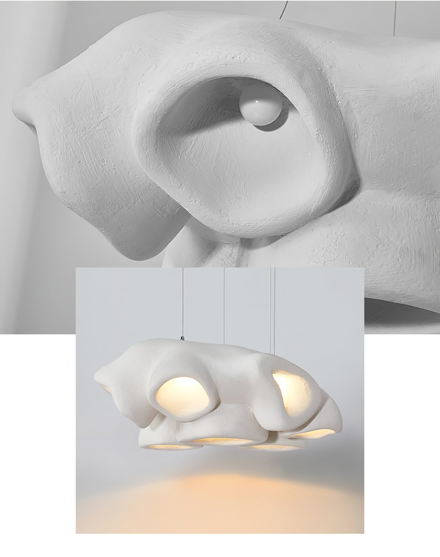Cloud Modern Polystyrene Pendant Light