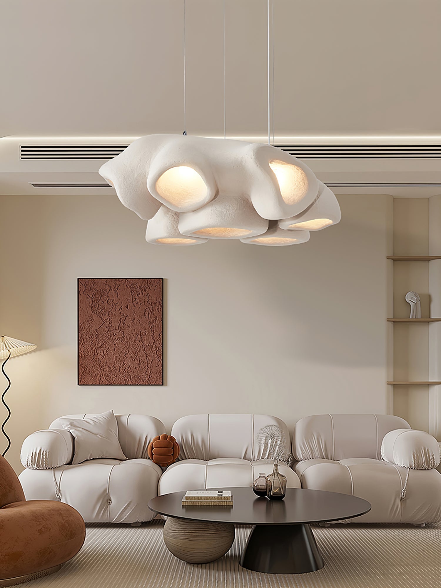 Cloud Modern Polystyrene Pendant Light