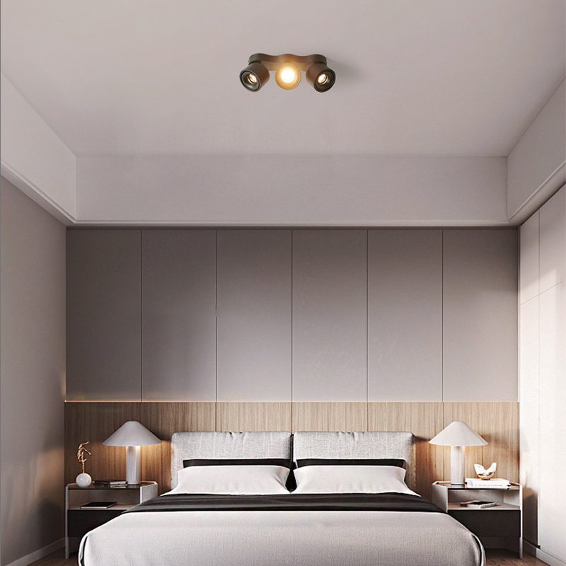 Nylaeara Three-heads Rotating Folding Ceiling Lamp - Neutral Decor