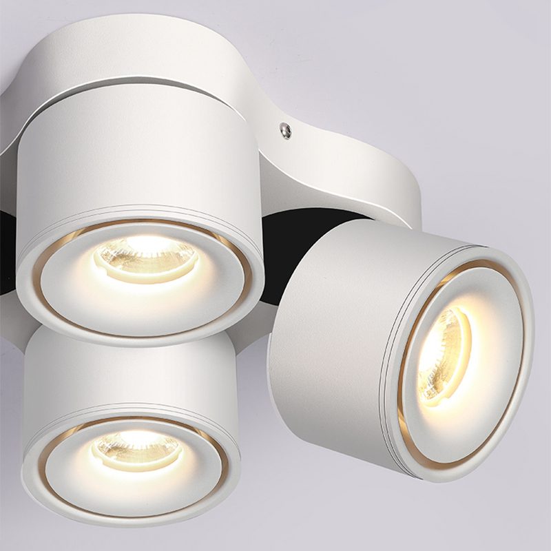 Nylaeara Three-heads Rotating Folding Ceiling Lamp - Neutral Decor