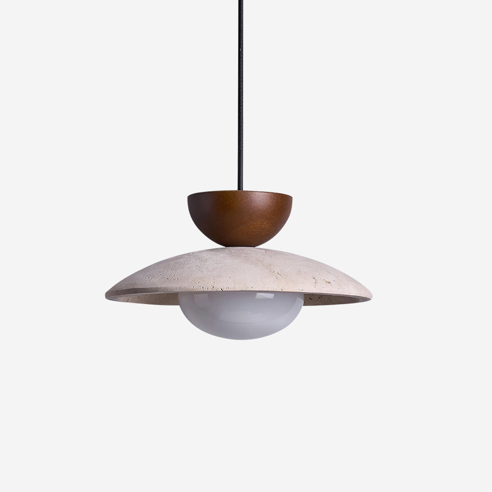 Cleo Travertine Pendant Lights - Neutral Decor