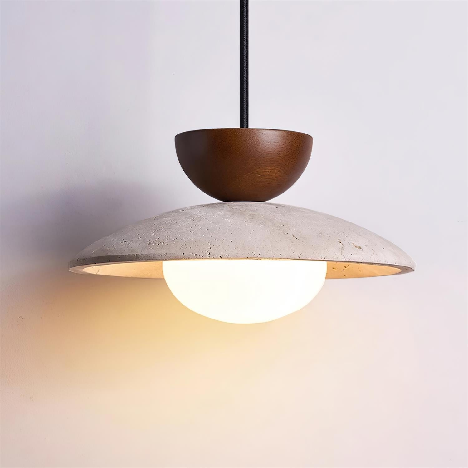 Cleo Travertine Pendant Lights - Neutral Decor